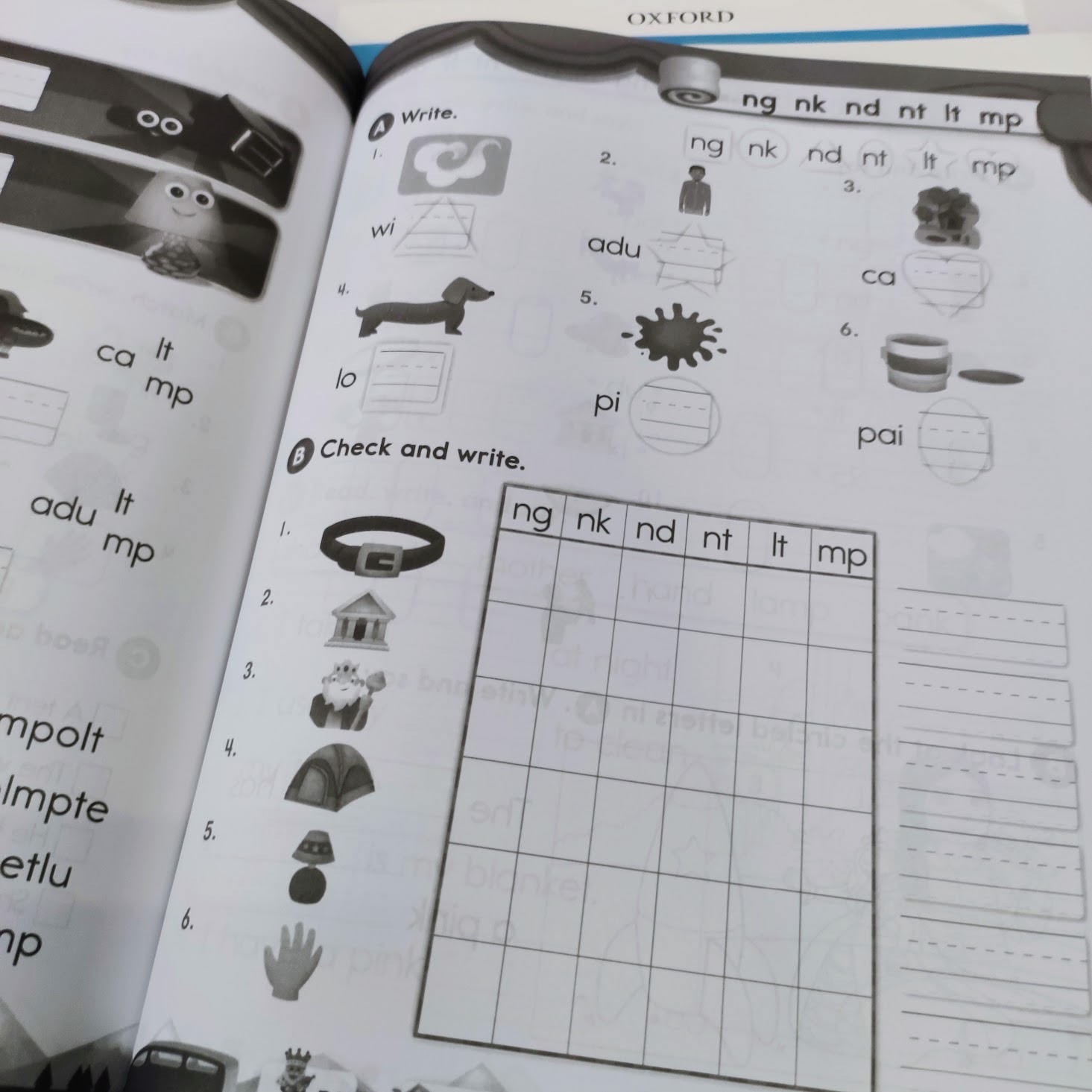 點讀Oxford Phonics World (Level 1-5) 牛津練習本一套10本 自然拼讀phonics字母發音教材  C26