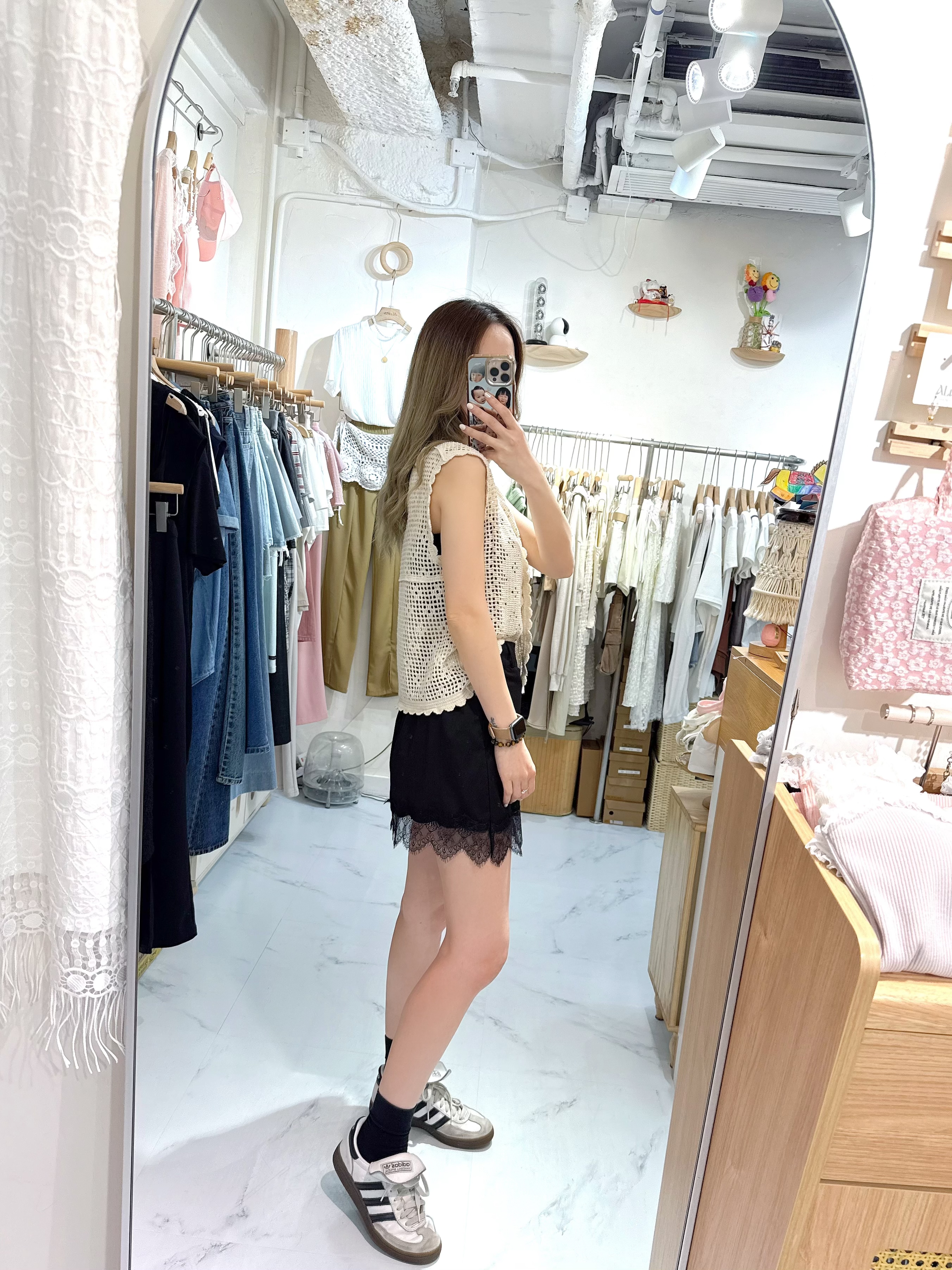 lace腳短褲