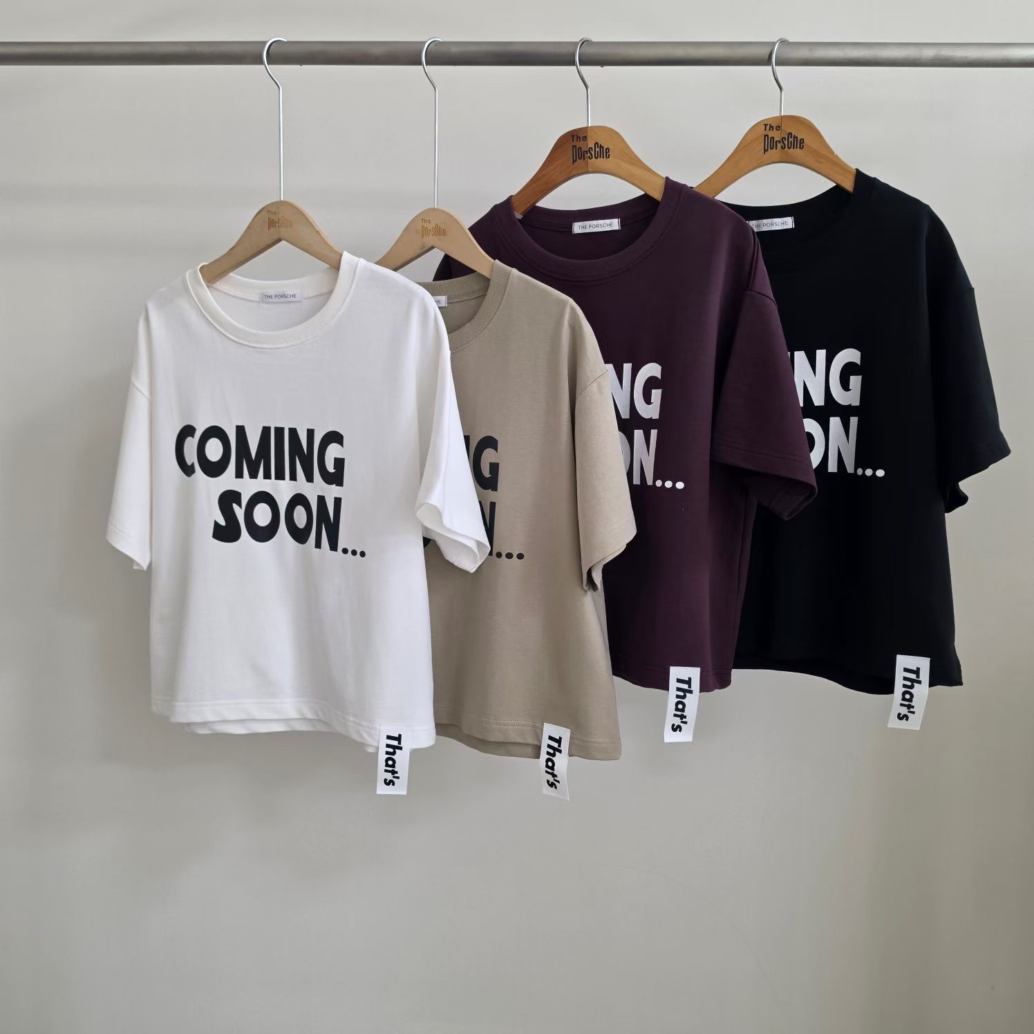 英文字靚料Tee