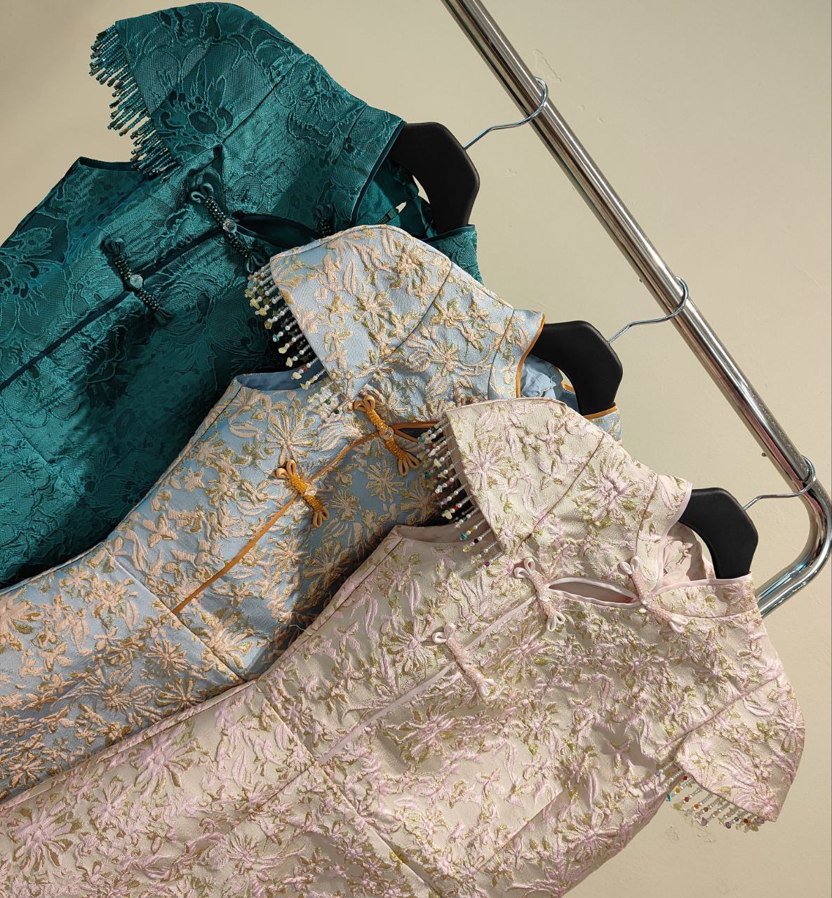 修身旗袍连身裙 2113