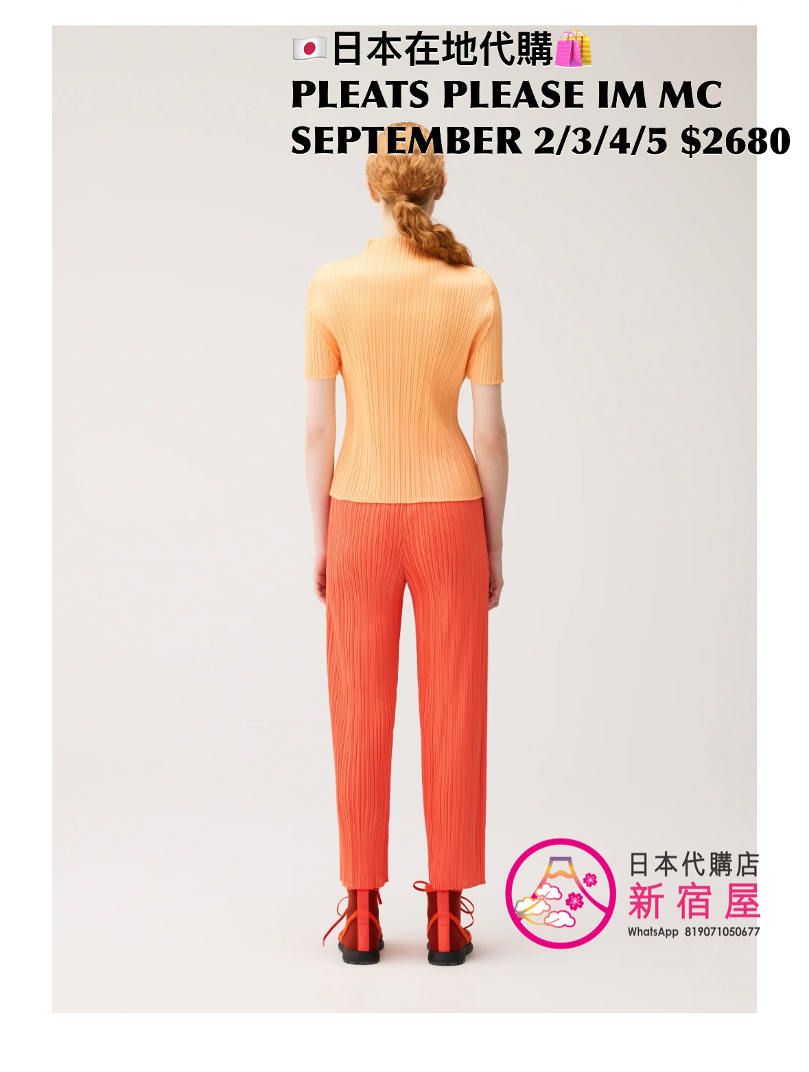 PLEATS PLEASE ISSEY MIYAKE MONTHLY COLORS SEPTEMBER