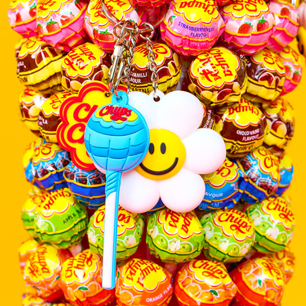 [Wiggle Wiggle x Chupa Chups] Soft Keyring