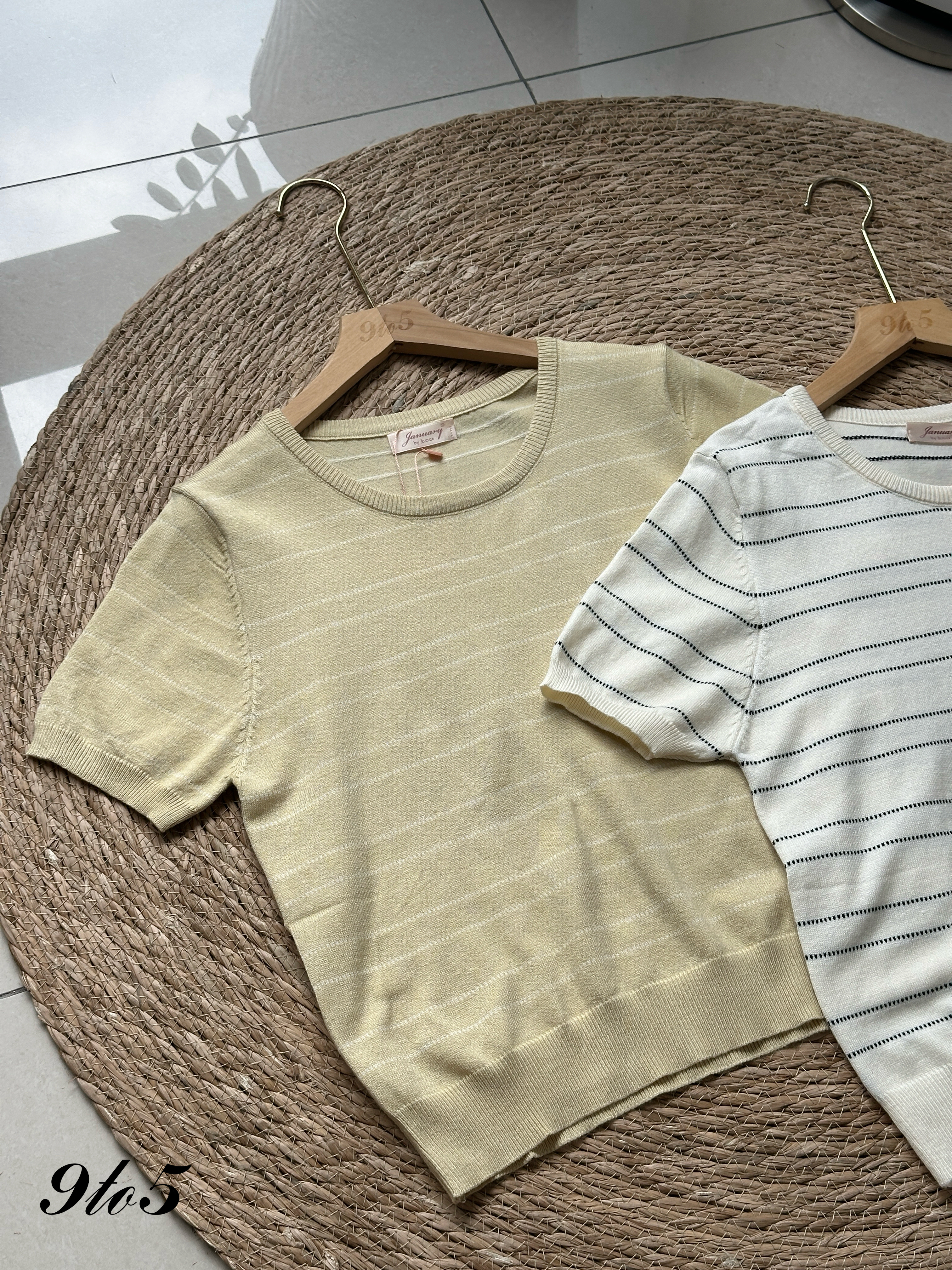 T4197 Stripe Knit Top - 4 Colors 