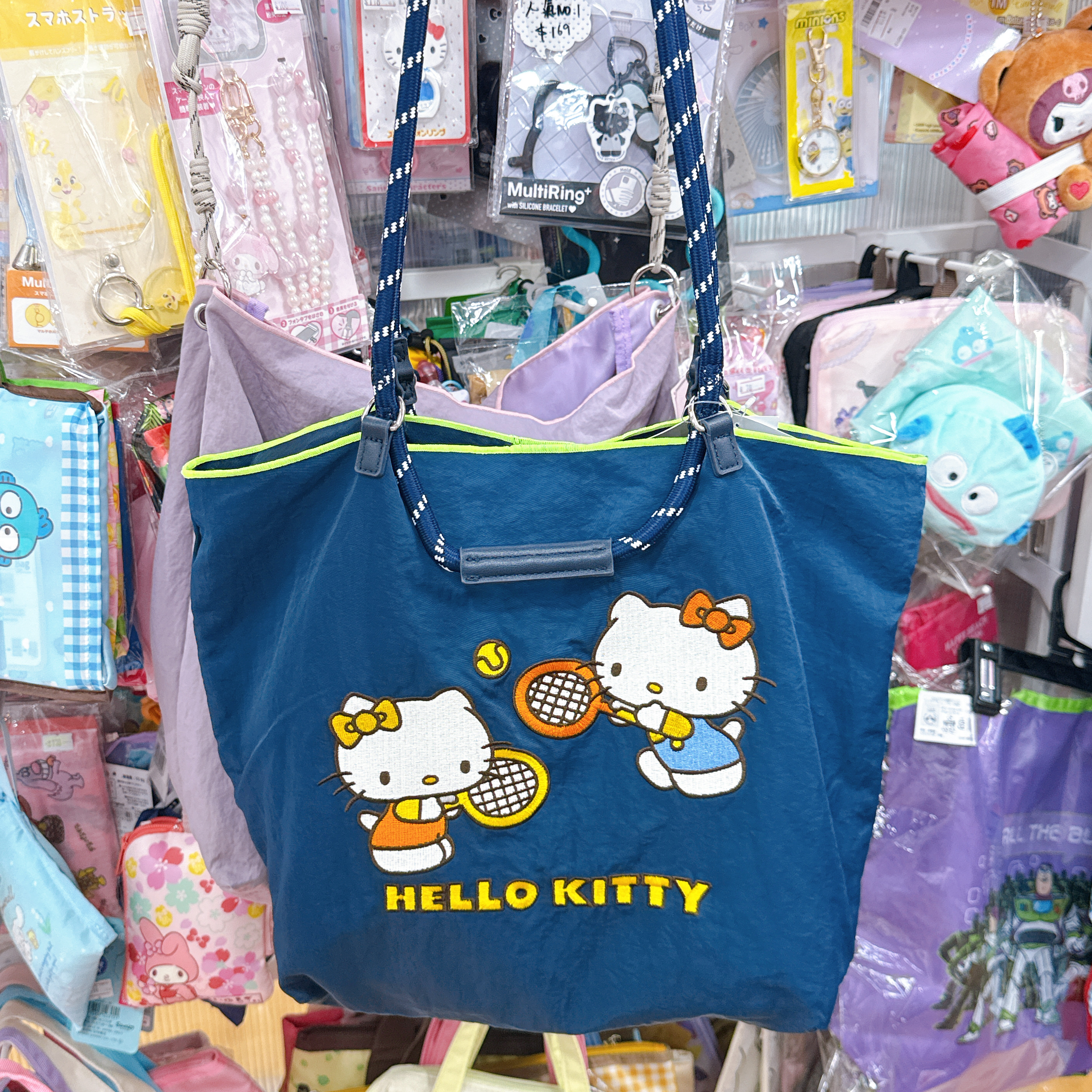 日本限定版Hello Kitty Kuromi側揹袋