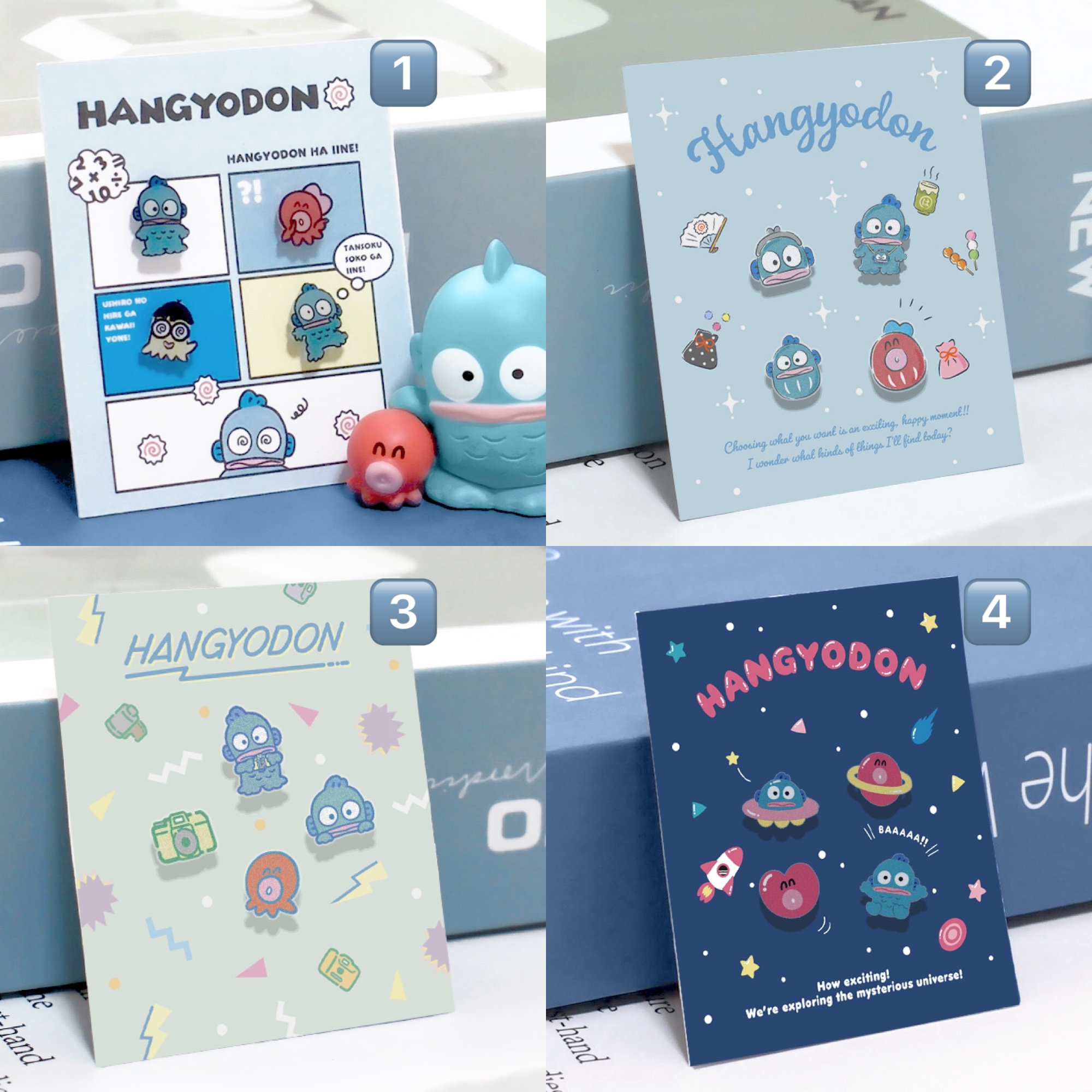 📦訂購 台灣限定 三麗鷗SanrioＸSTORY 故事銀飾 Hangyodon 星球系列 水怪 耳環