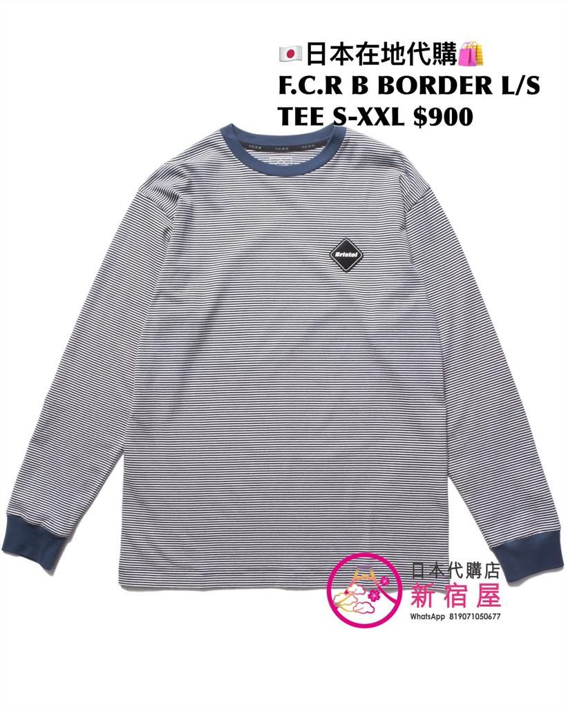 F.C.REAL BRISTOL BORDER TEE/ LS TEE