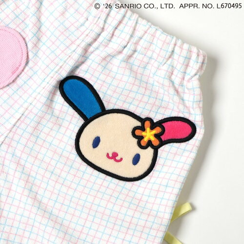 🆕【⭐訂購⭐】🇯🇵日本直送🌀#Sanrio 格紋 心形口袋 可愛刺繡 短褲［4款選］🌀 [ELDA-0264][260529]