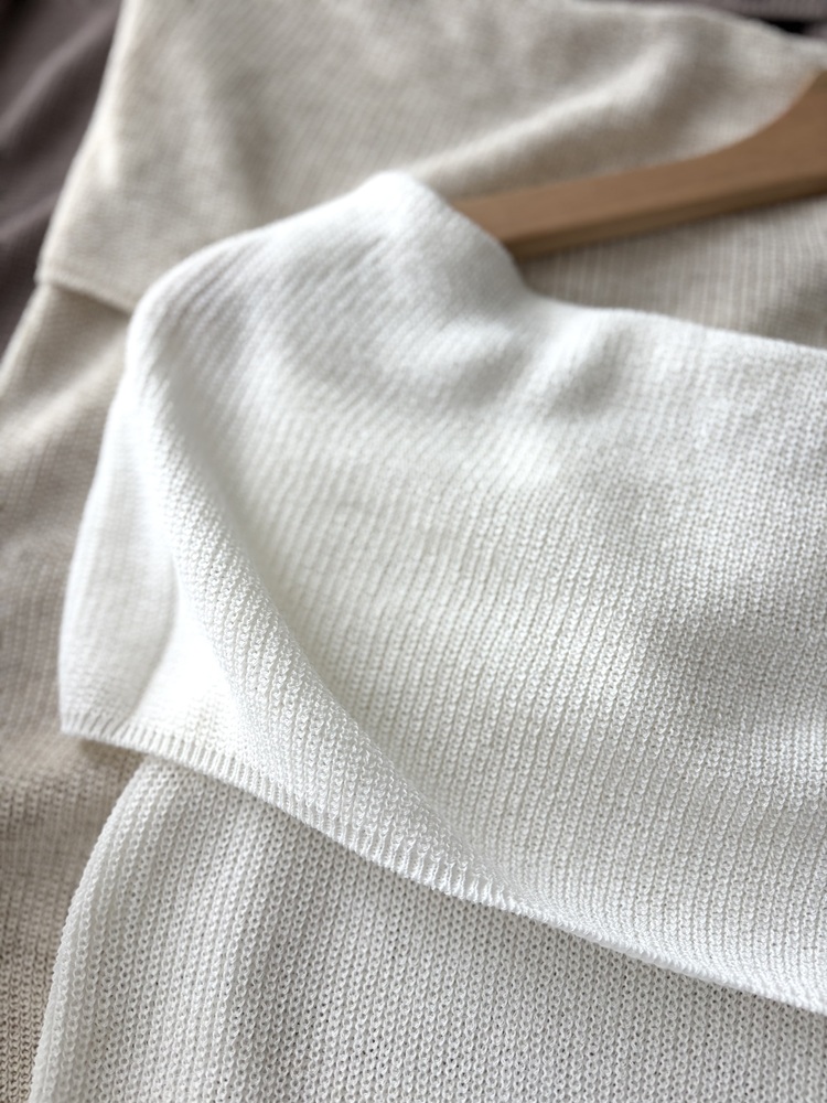 Linen Off Shoulder Top (Oat)