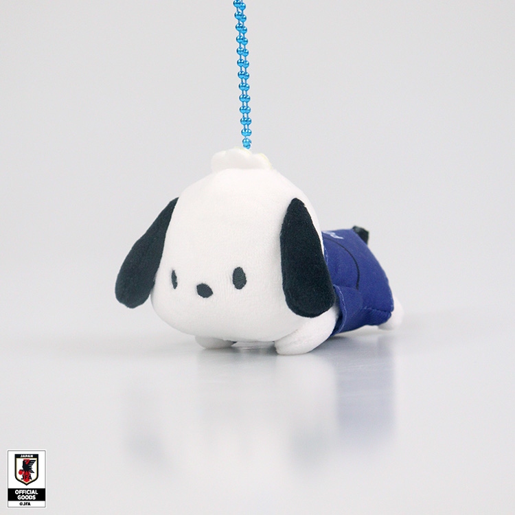 🌸 【預訂】Pochacco 公仔掛飾(趴) - Sanrio x Japan National Football Team Ver. 2026