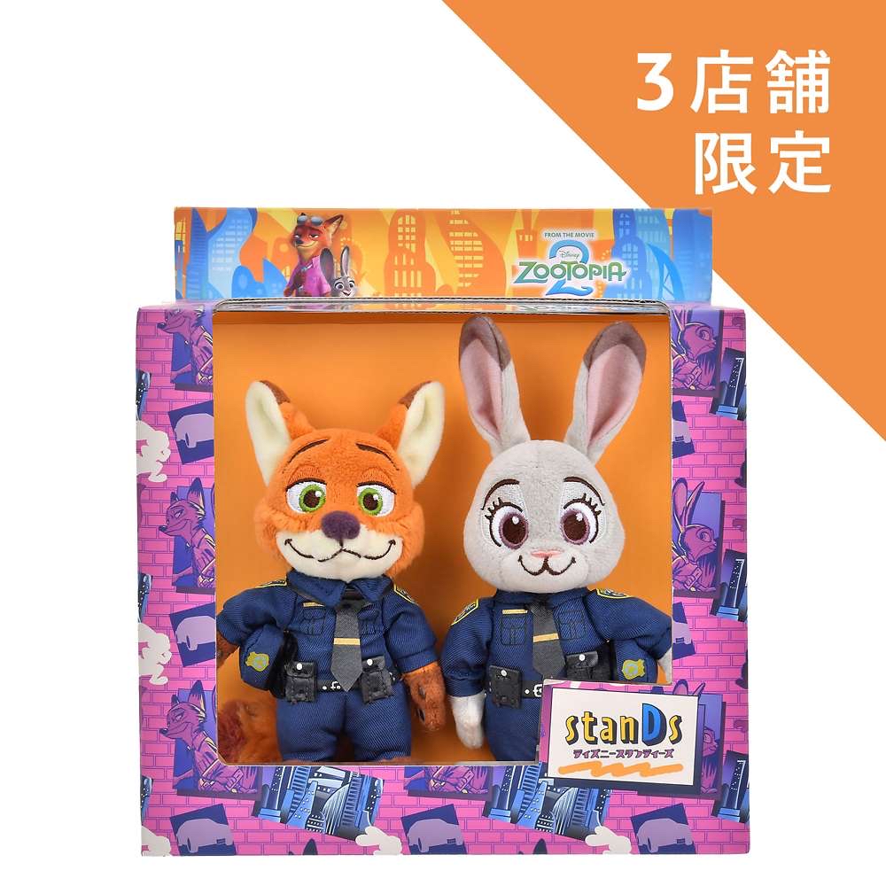 日本預訂📍日本Zootopia 2 Stands企企公仔第二彈 10/2日本開售