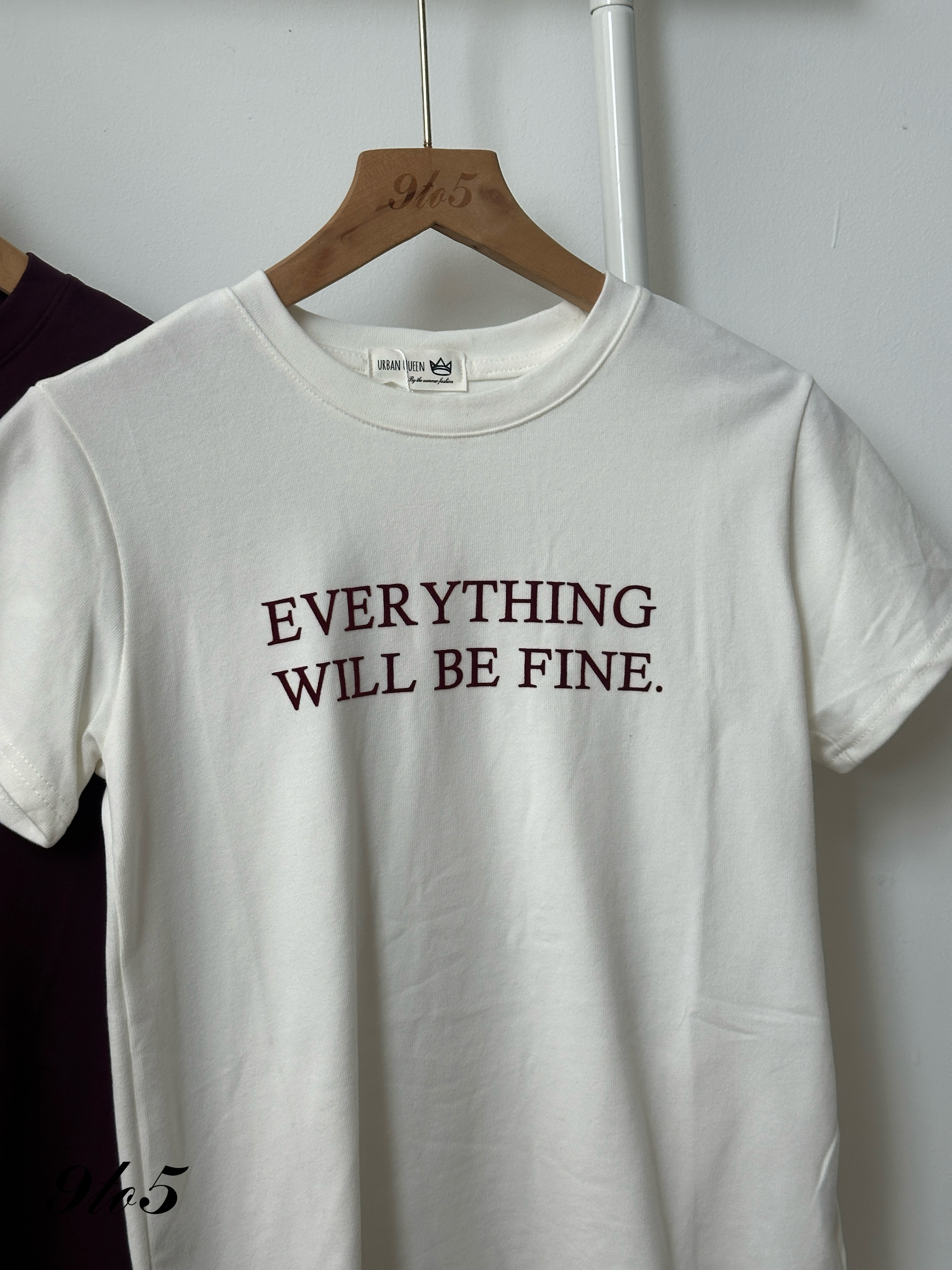 T4100 Embroidery Wording Tee - 4 Colors 