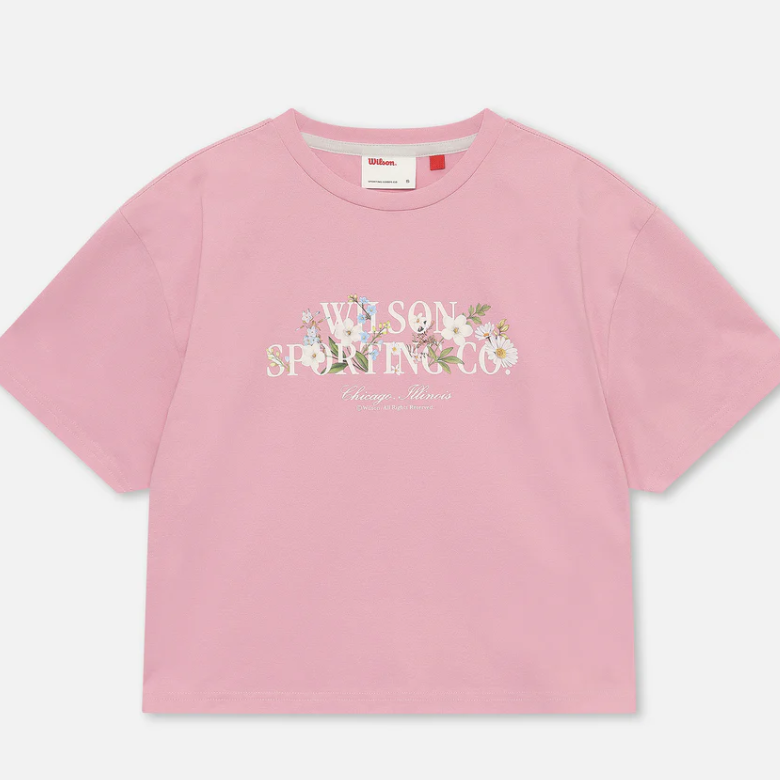 [Wilson] Pure Dry Blossom Cropped T-shirt (3種)