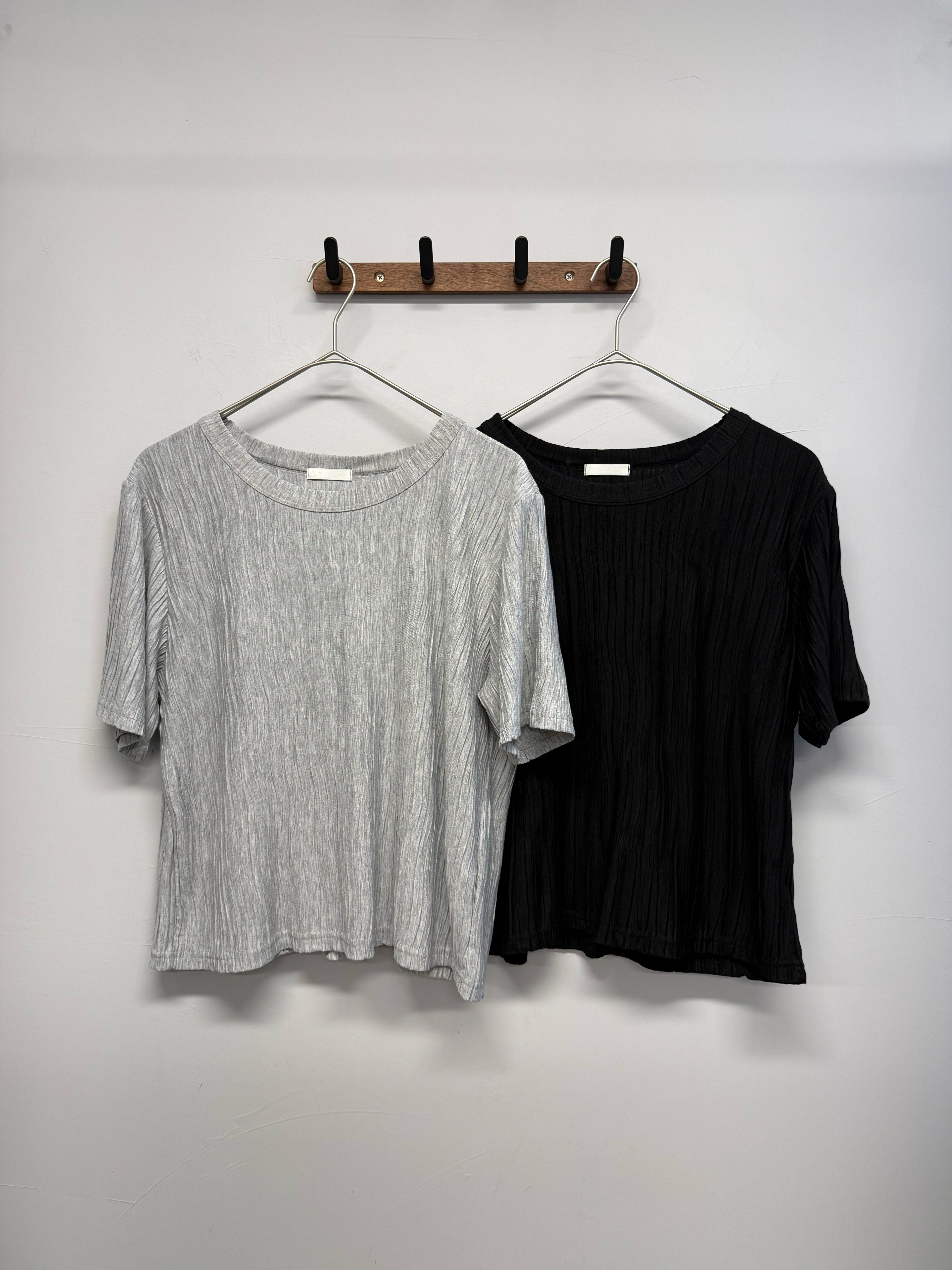 Textured basic top #top121