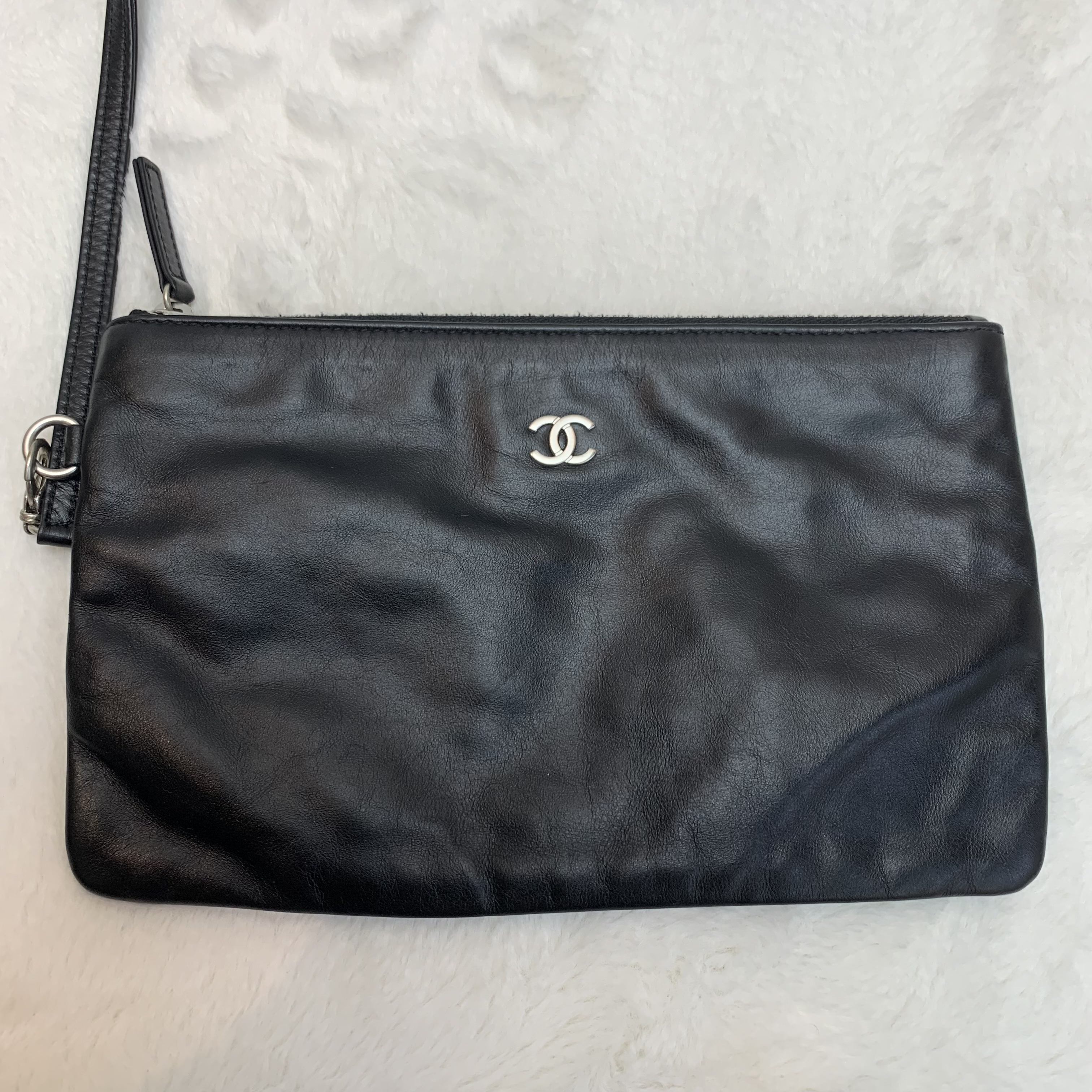 Chanel 22bag 黑色銀扣