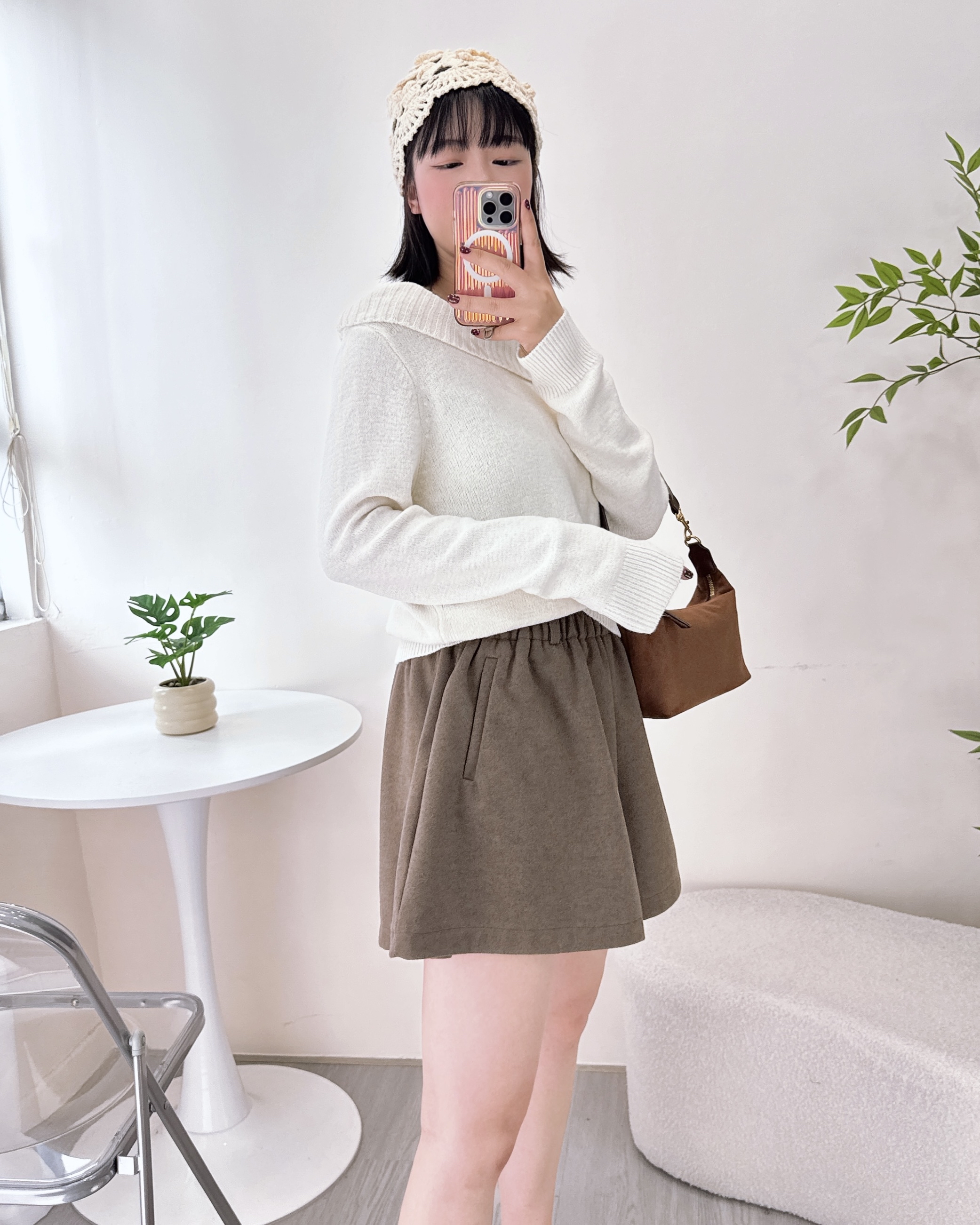 溫柔女人味線料上衣 2色