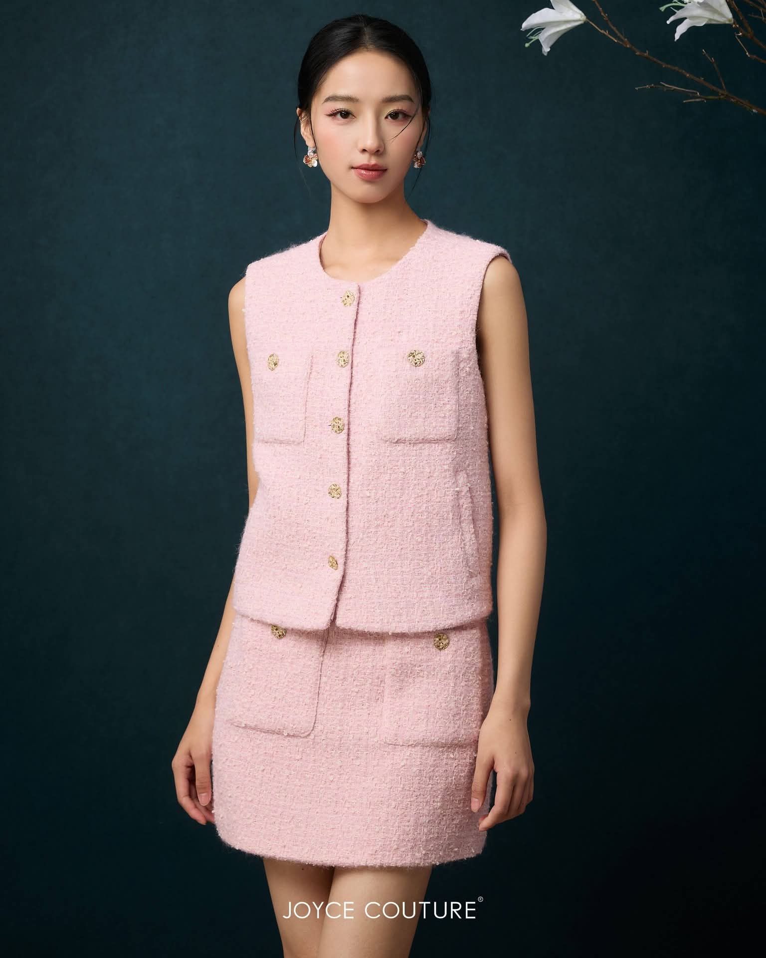 小香风半裙 S0089