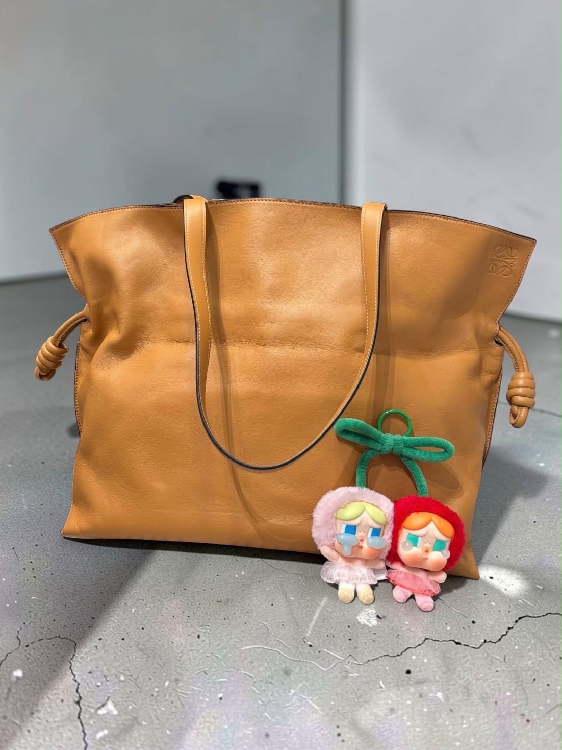 Loewe flamenco XL tote bag calfskin shoulder bag 100%Authentic ,98%new✅dust bag 