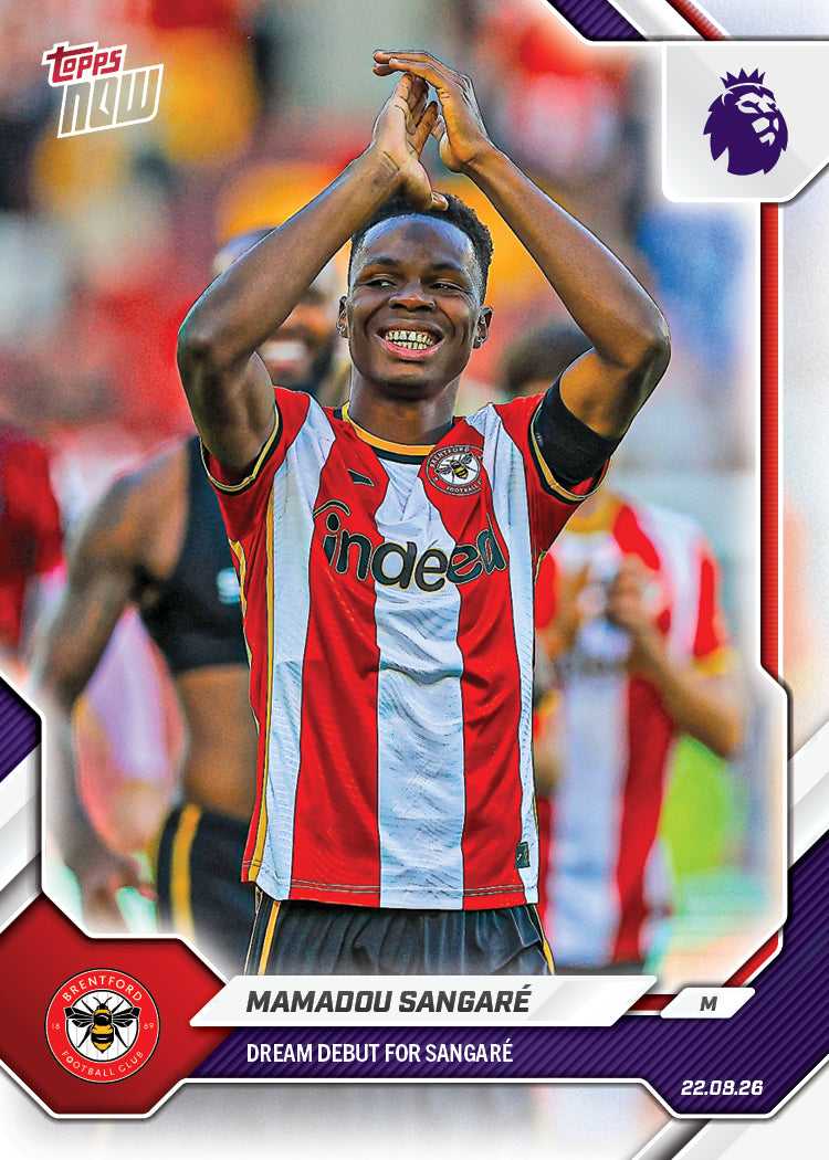 Mamadou Sangare - 2026/27 Premier League Topps NOW® #2 紀念卡【團購】