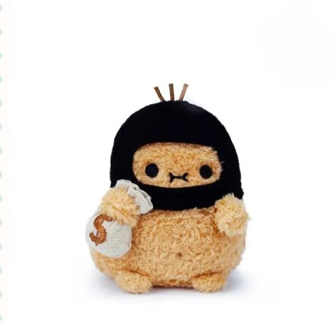 【英國】Noodoll Robber Ricespud Mini Sitting Plush Toy