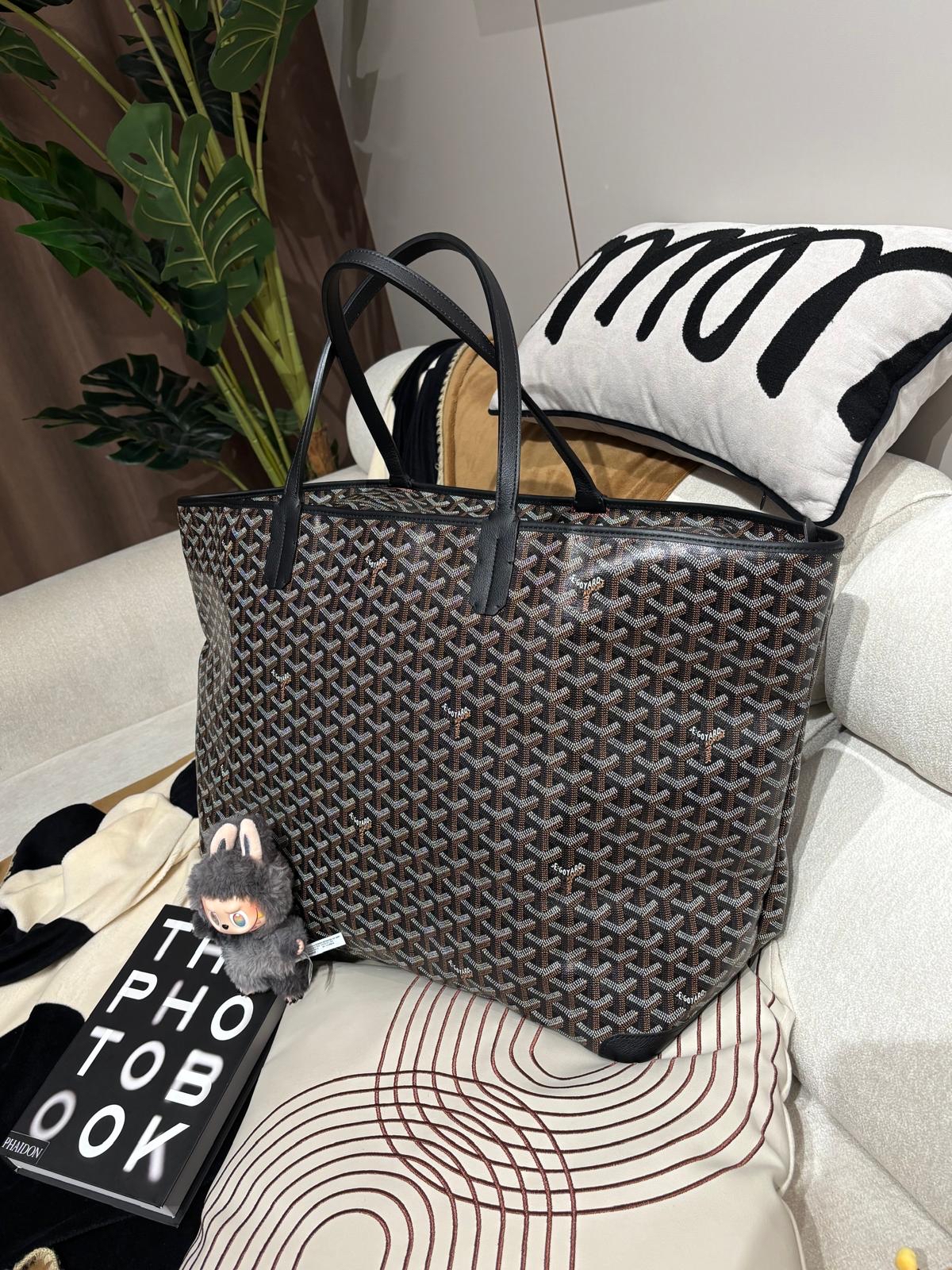 Goyard Artois GM Tote Bag noir 100%Authentic ,98%new ✅專門店收據✅塵袋