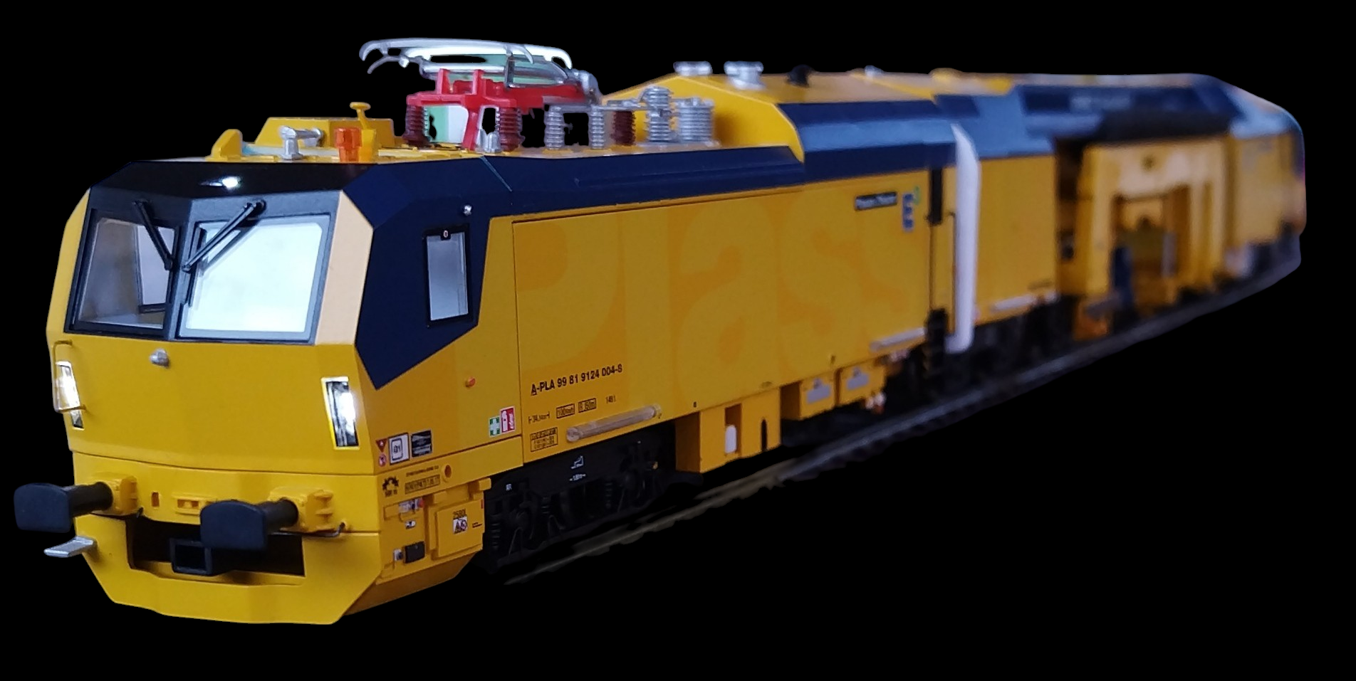 HO 1:87 Unimat 09-4x4/4S E3 Ballast Tamping Machine DCC sound and functional model