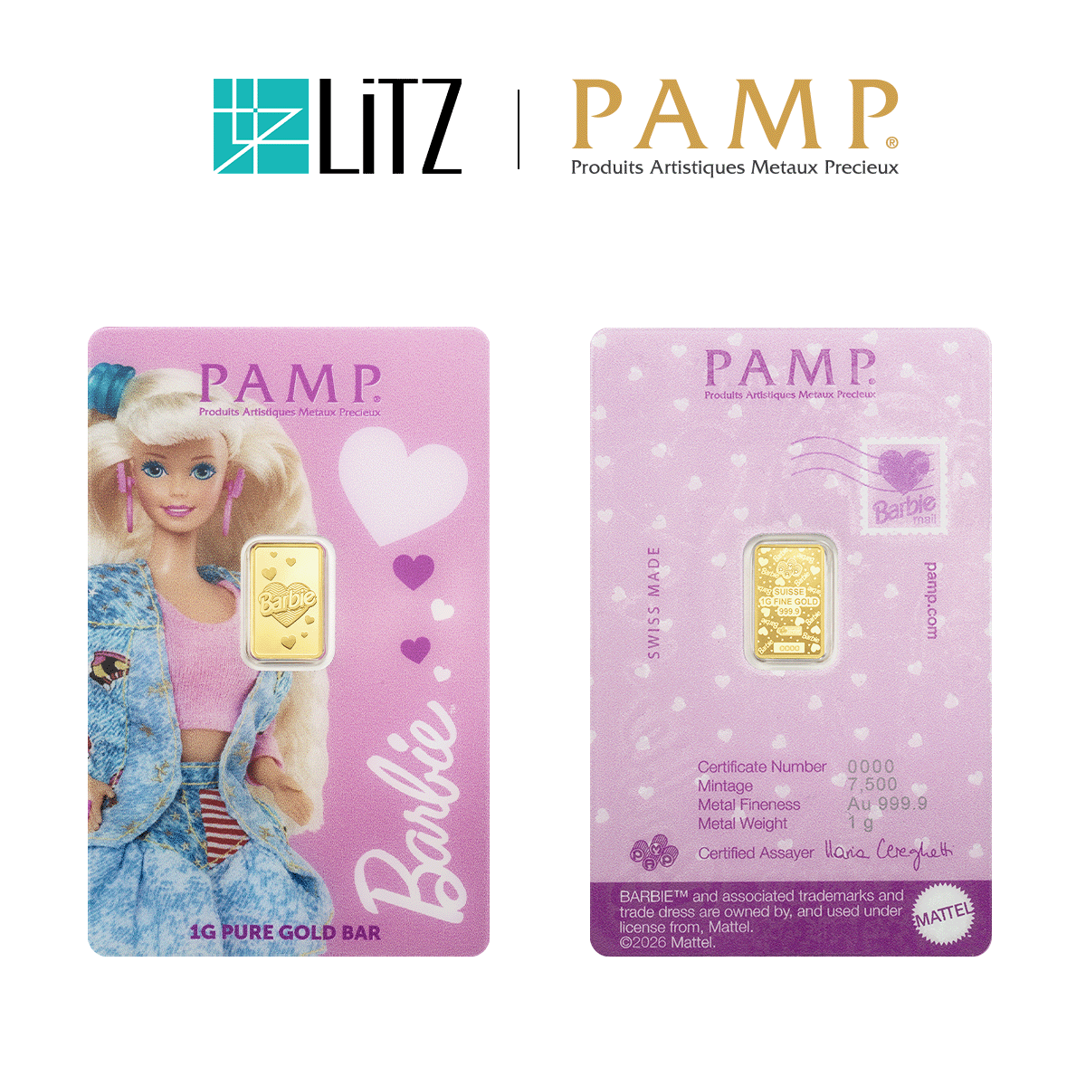[5+1+1gram] LITZ X PAMP Barbie 3-in-1 Bundle Deal PG072