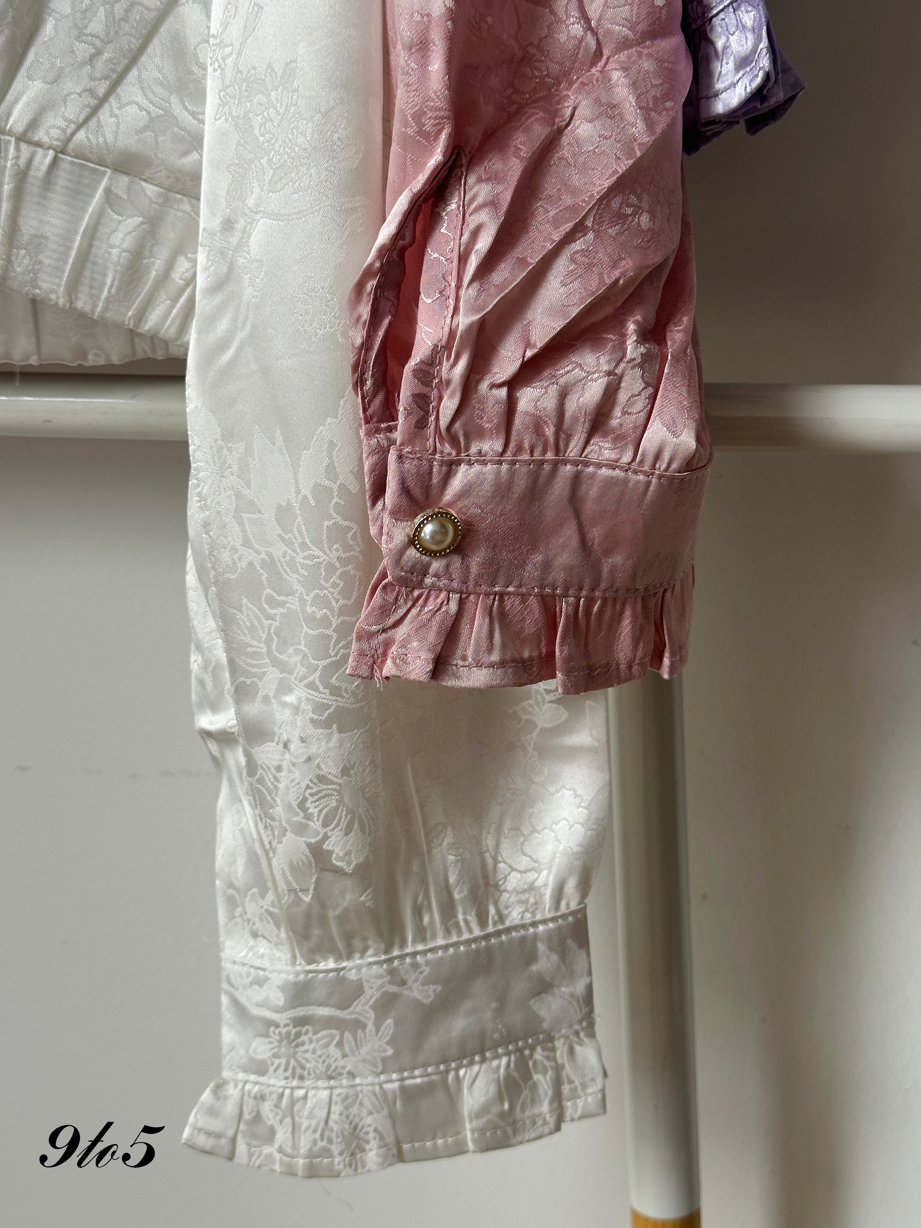 T3934 Long Sleeve Cheongsam Top - 4 Colors