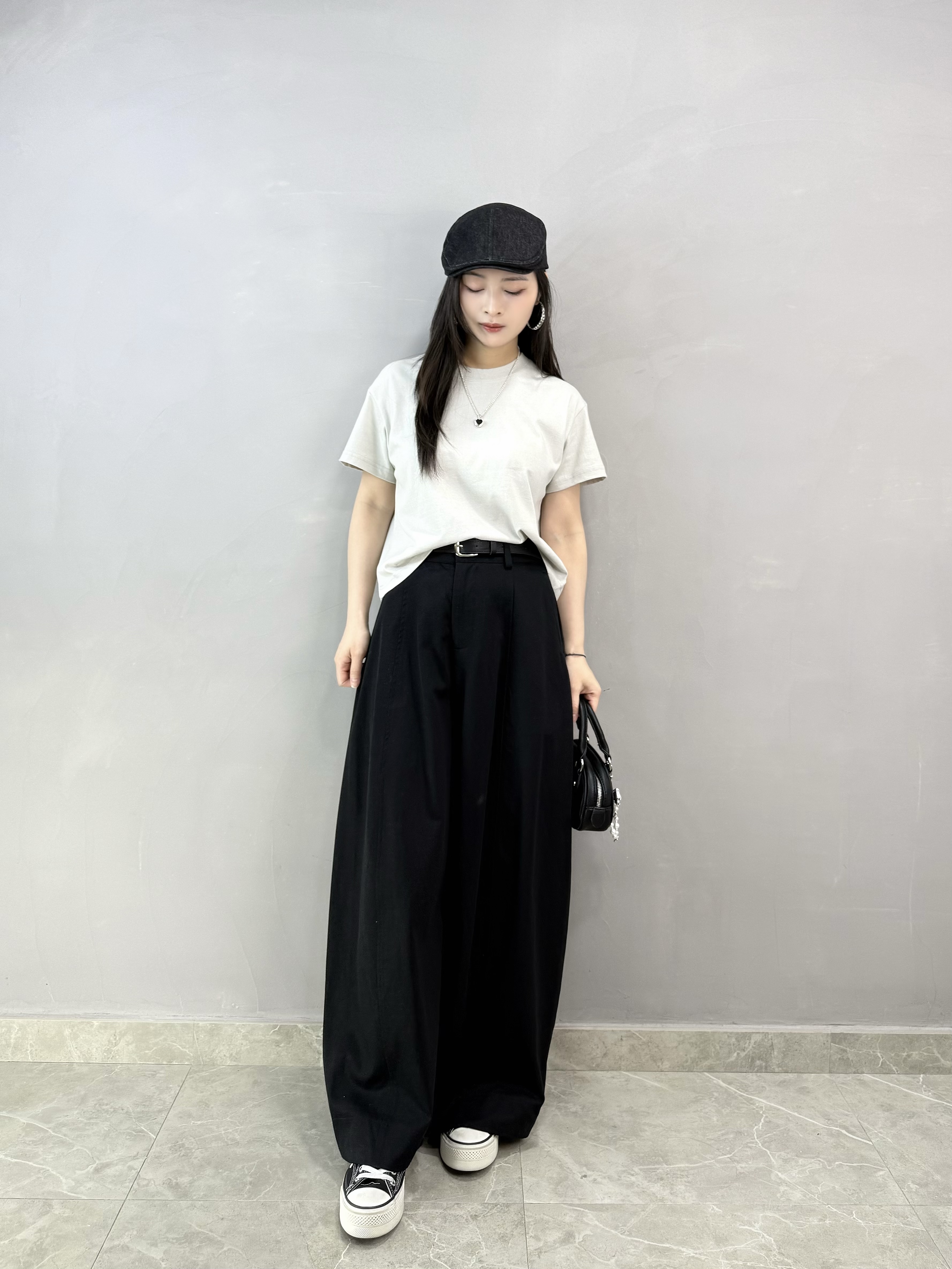 I62 淨色洗水棉Tee