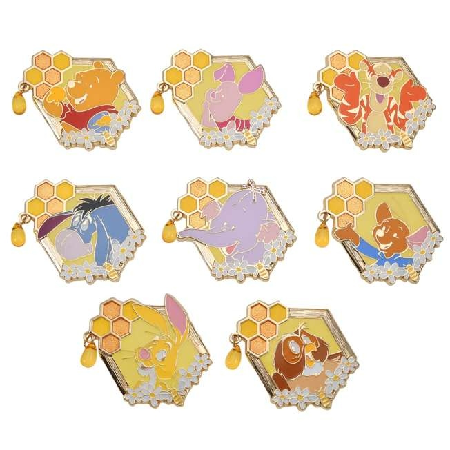 🌸 【預訂】Pooh & Friends Pin(隨機) - <28/7新品>