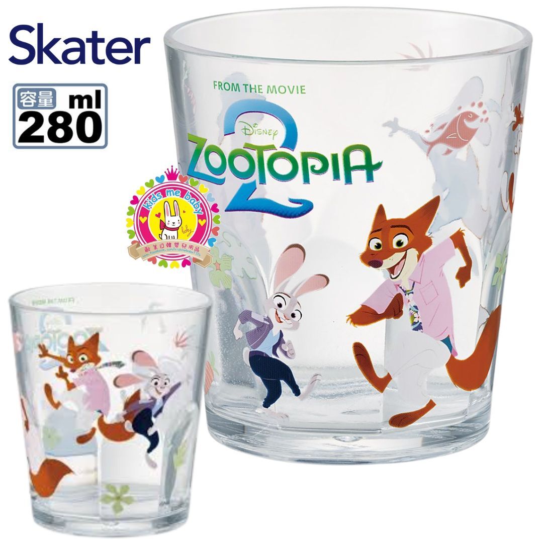 優獸大都會2  Zootopia 2 日本製 亞克力杯 280mL 透明 ⭐