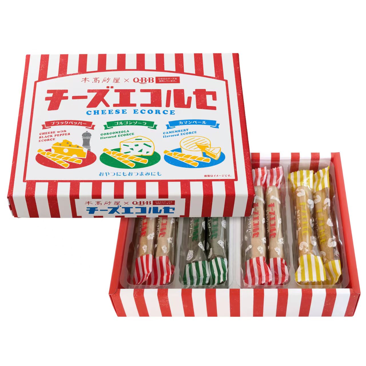 日本限定！本高砂屋 x QBB 芝士蛋卷（16枚入）