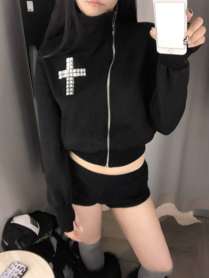 Wool-Blend Micro Shorts