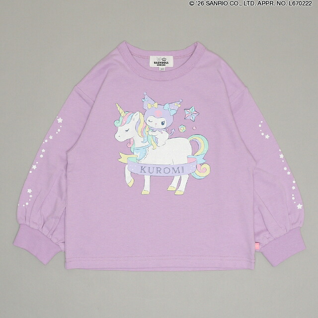 🆕【⭐訂購⭐】 🌀#Sanrio 獨角獸亮片印花 泡泡袖 長袖Tee［4款選］🌀[ELIA-0106][261015]