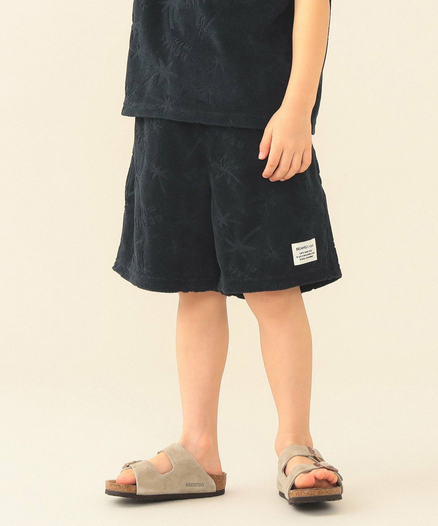 🆕【⭐訂購⭐】🇯🇵 日本直送 🌀🇯🇵 日本直送🇯🇵 #BEAMS mini 棕櫚樹暗紋 絨面毛巾布料 短褲［3款選］🌀 [ELCA-0113][260331]