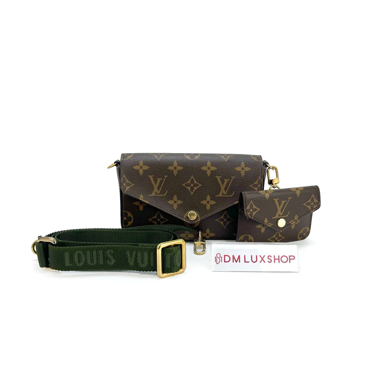 LV Monogram Felicie Strap & Go GHW
