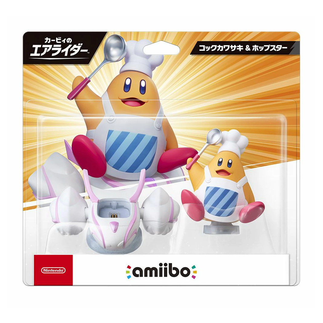 (預訂訂金 $100) (總價 $298) Nintendo Switch amiibo 廚師川崎 & 跳躍之星 (卡比的馭天飛行者系列) (行版) NS2 Kirby Air Riders