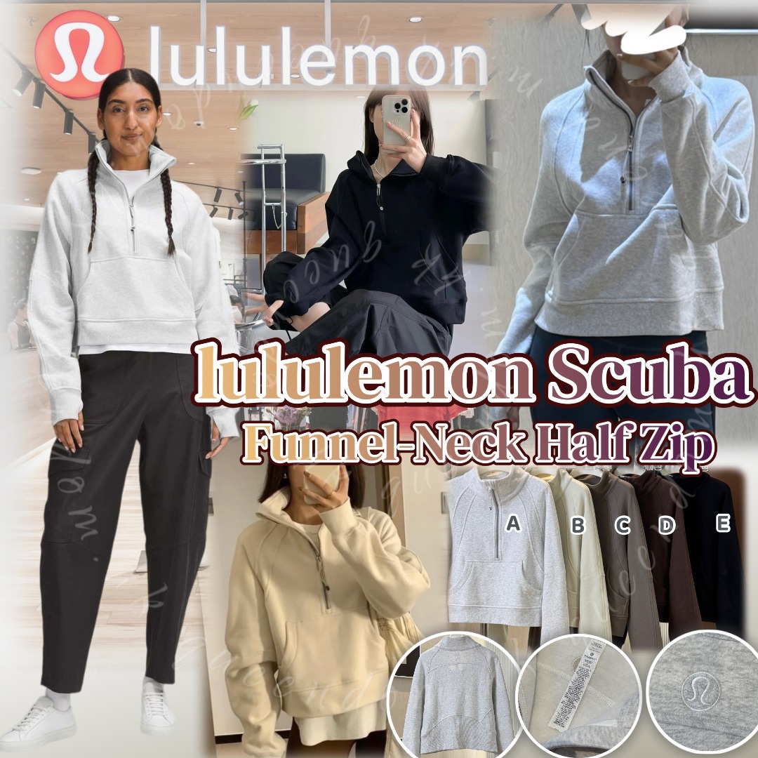 lululemon Scuba Funnel-Neck Half Zip 抓絨半拉鍊衛衣
