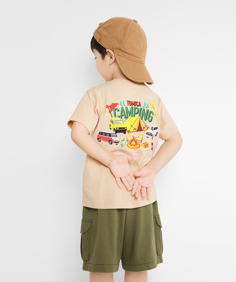 💚預訂 台灣直送💚Tomica露營印花純棉短袖T恤