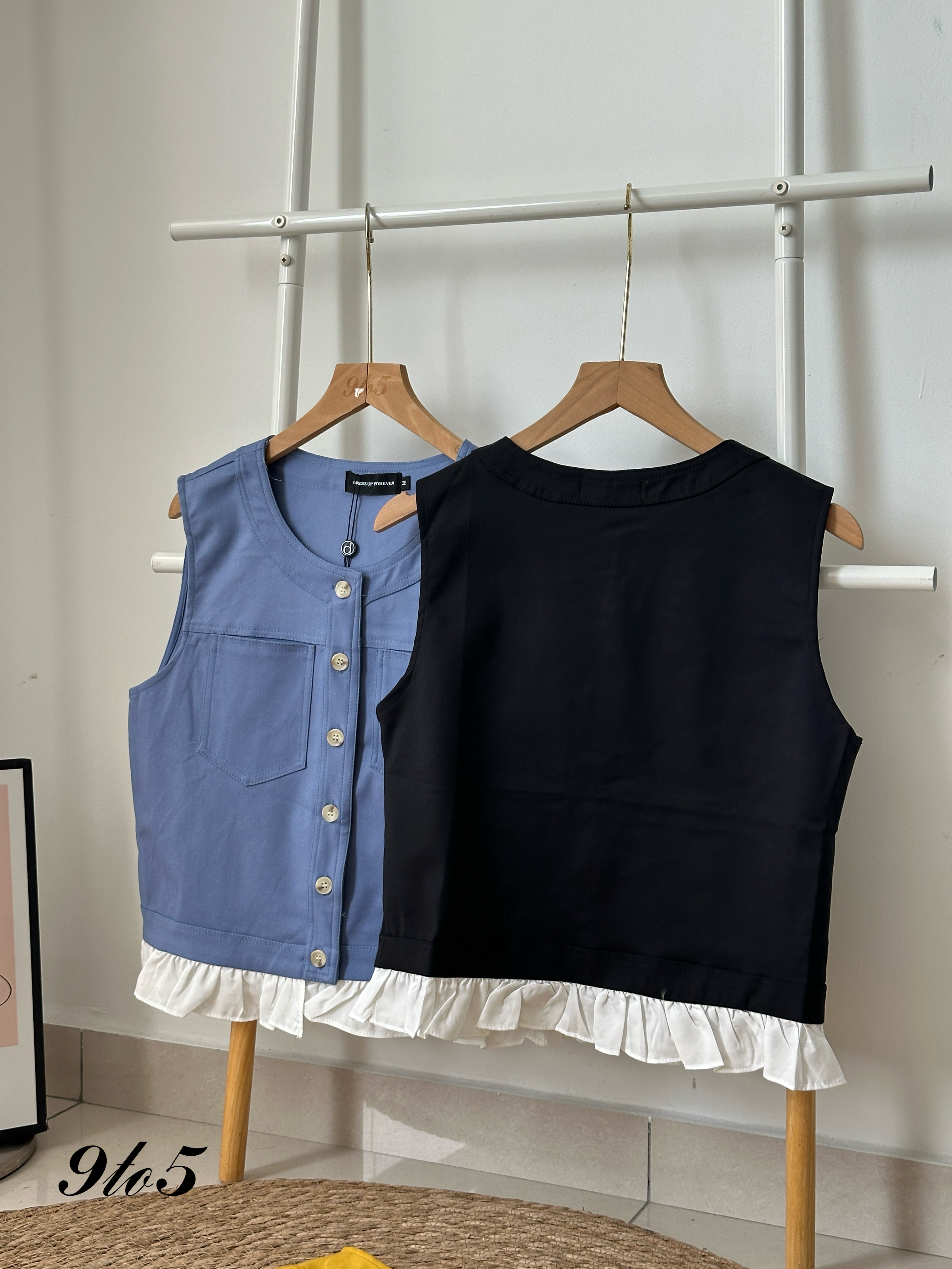 T4000 Sleeveless Layered Top - 4 Colors 