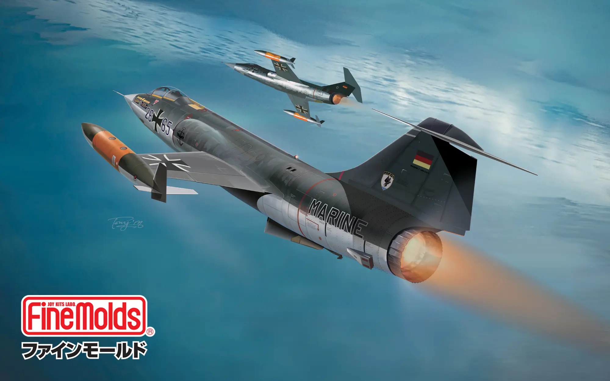 1/72 Luftwaffe F-104G Jet Fighter Marineflieger