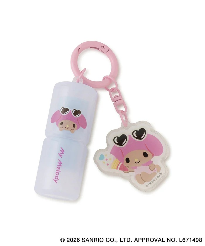 🎀【預訂】ROPE' PICNIC x Sanrio 曬黑造型潤唇膏，附鏡子掛件 - My Melody