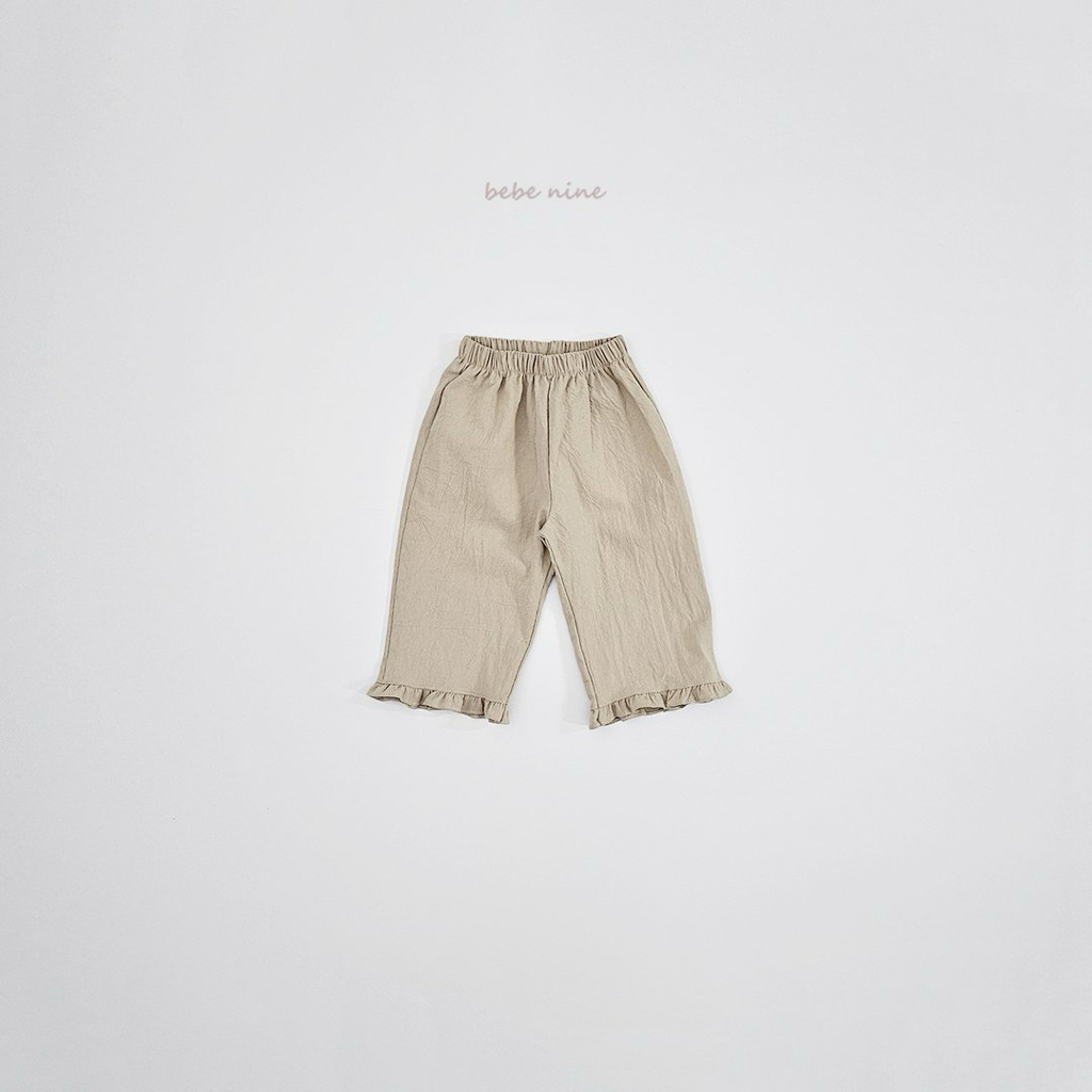 🌸預訂 韓國直送🌸🇰🇷Bebenine三色荷葉邊寬鬆褲