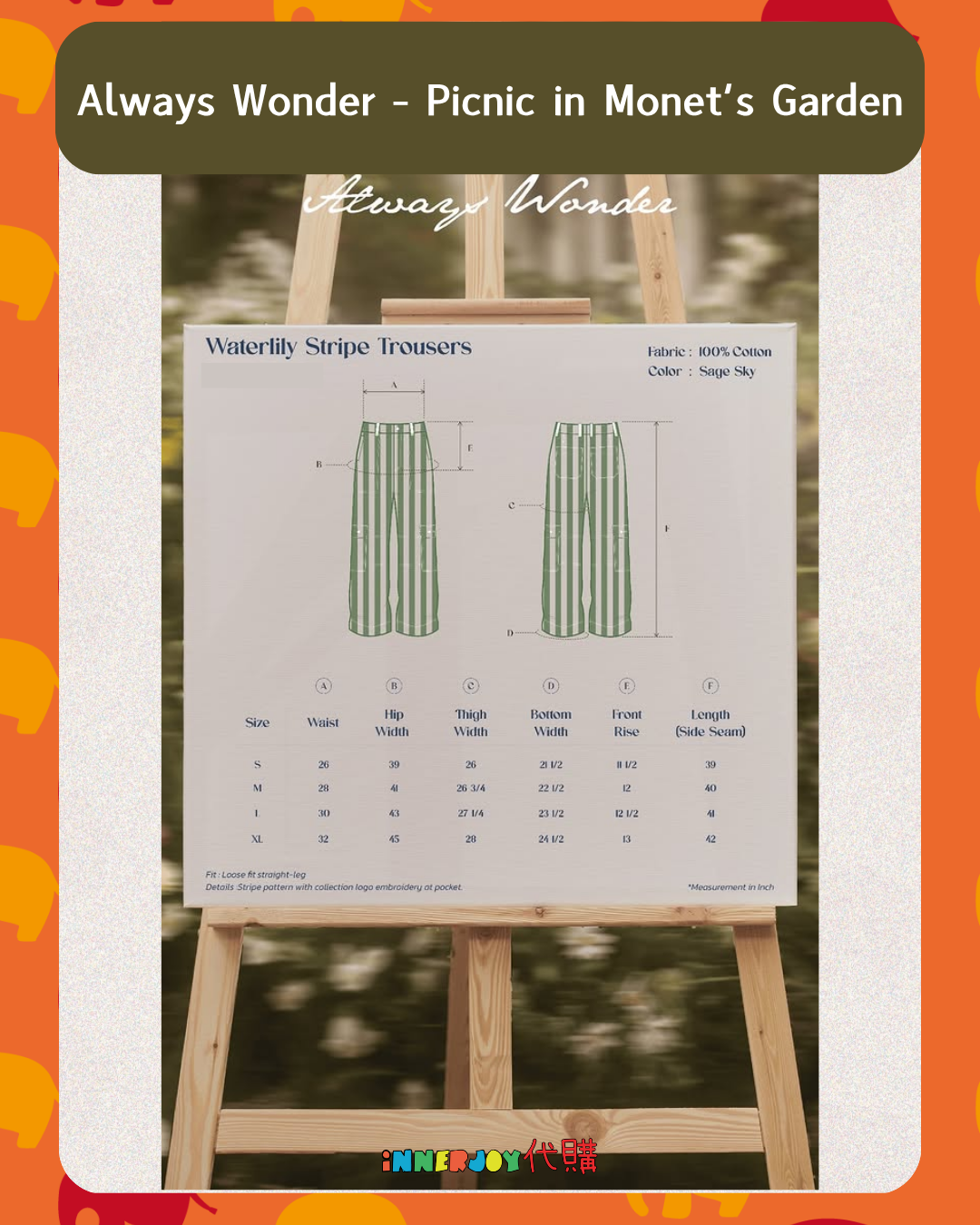 搶購（25/3 6PM截止） | LingOrm - LingLing個人品牌 Always Wonder - Picnic in Monet’s Garden 20260326