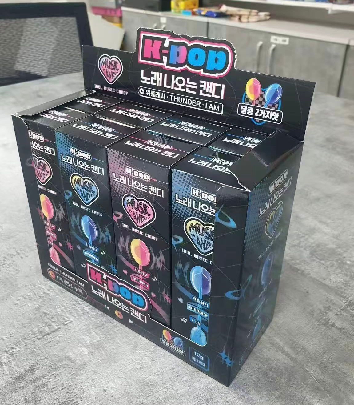 *🇰🇷韓國直送CU便利店🇰🇷K-POP 骨傳導唱歌音樂棒棒糖12g‼️味道隨機‼️*