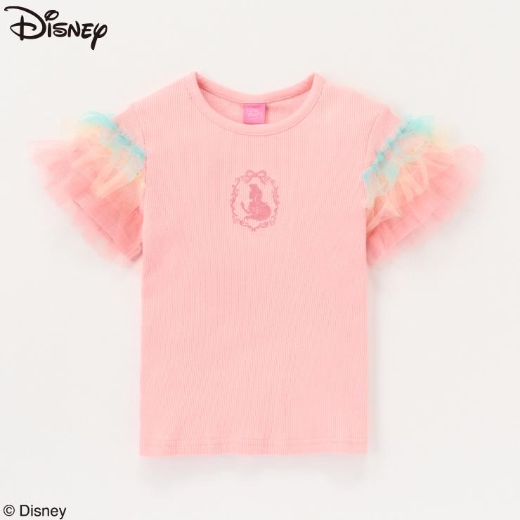 🇯🇵限時預訂 日本直送🇯🇵美人魚剪影刺繡薄紗荷葉邊羅紋短袖上衣