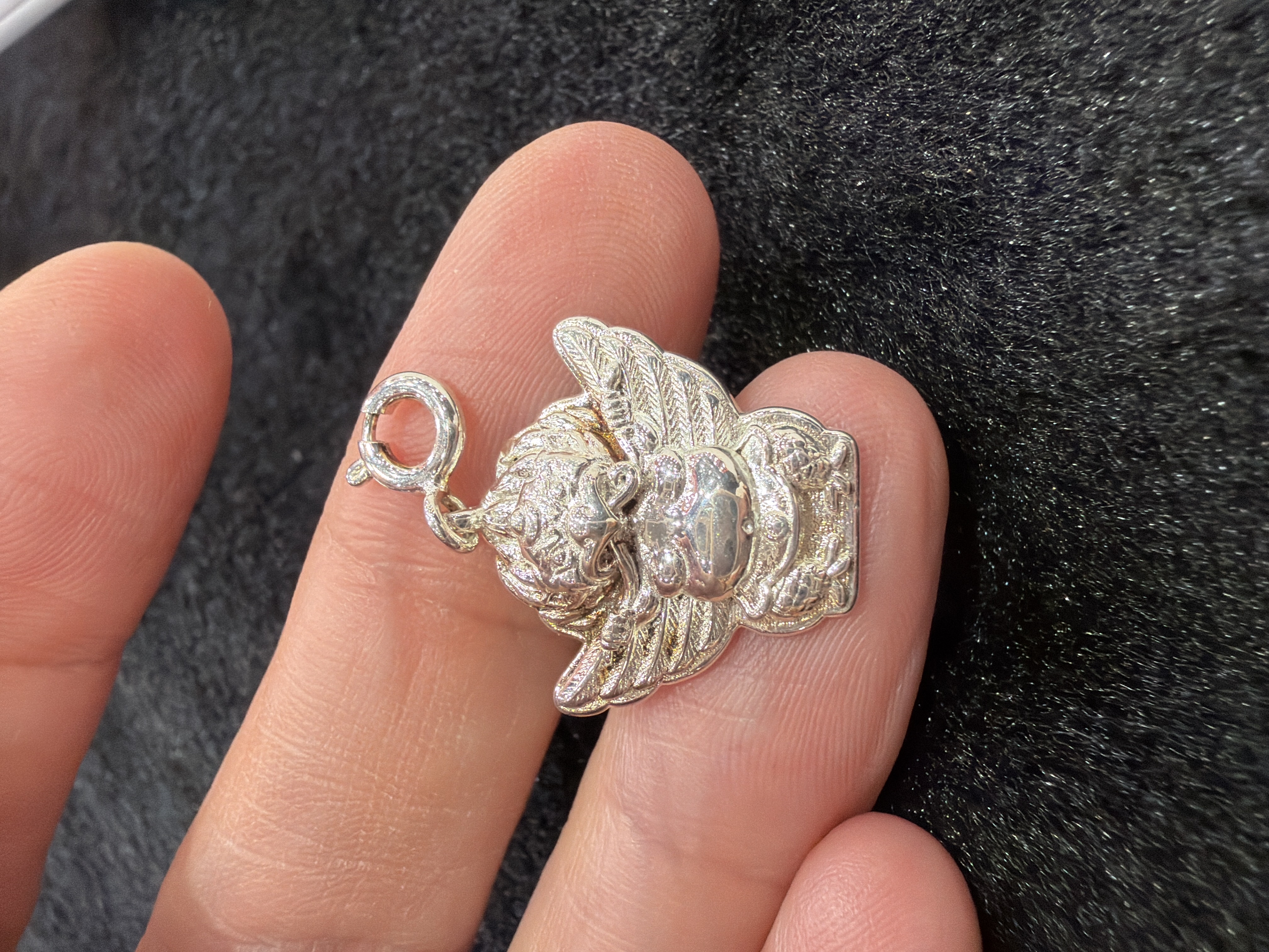 ✅57大鵬金翅鳥銀 佛珠/念珠扣