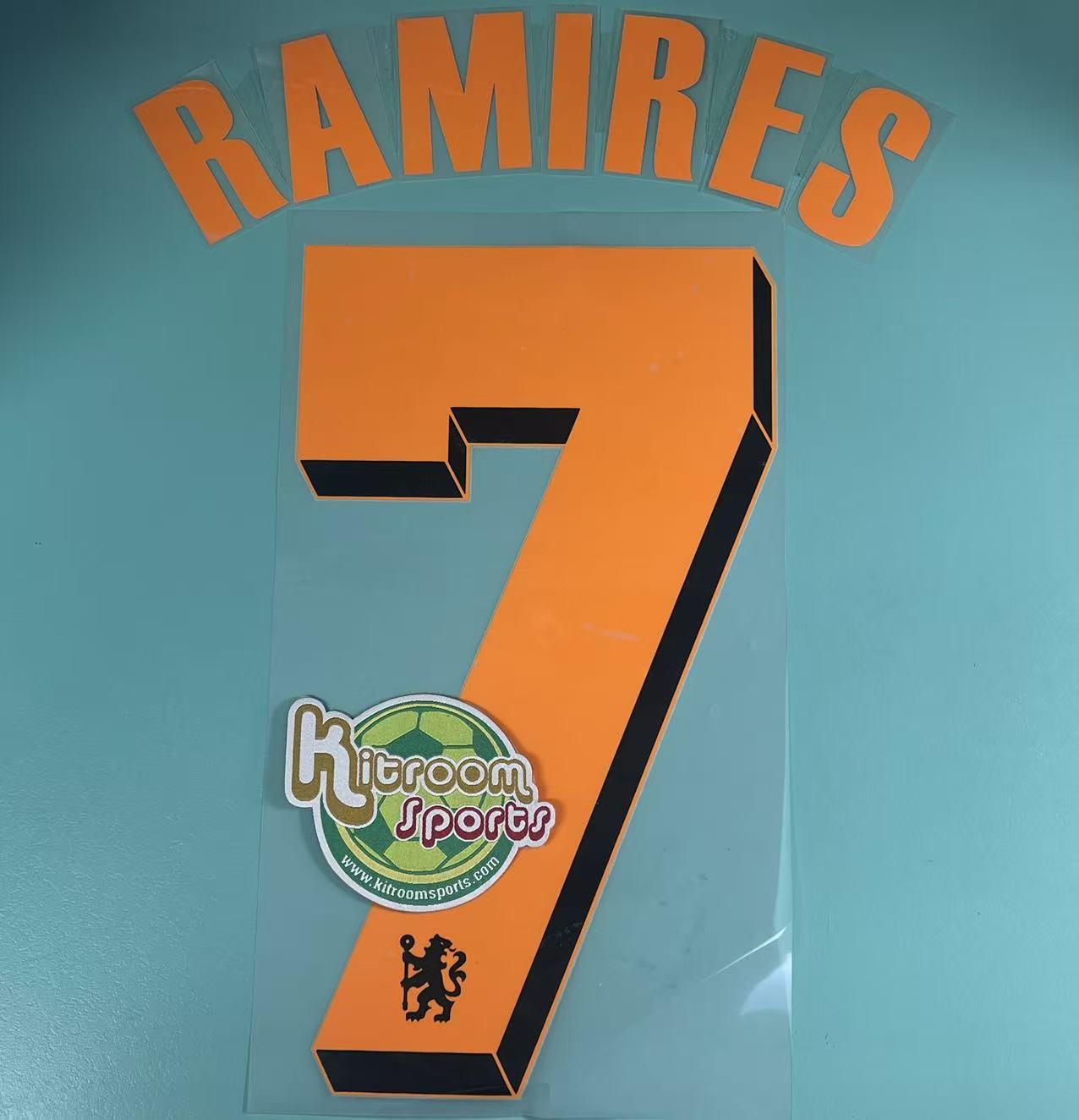 2010-11 Chelsea Away UCL Nameset #7 RAMIRES