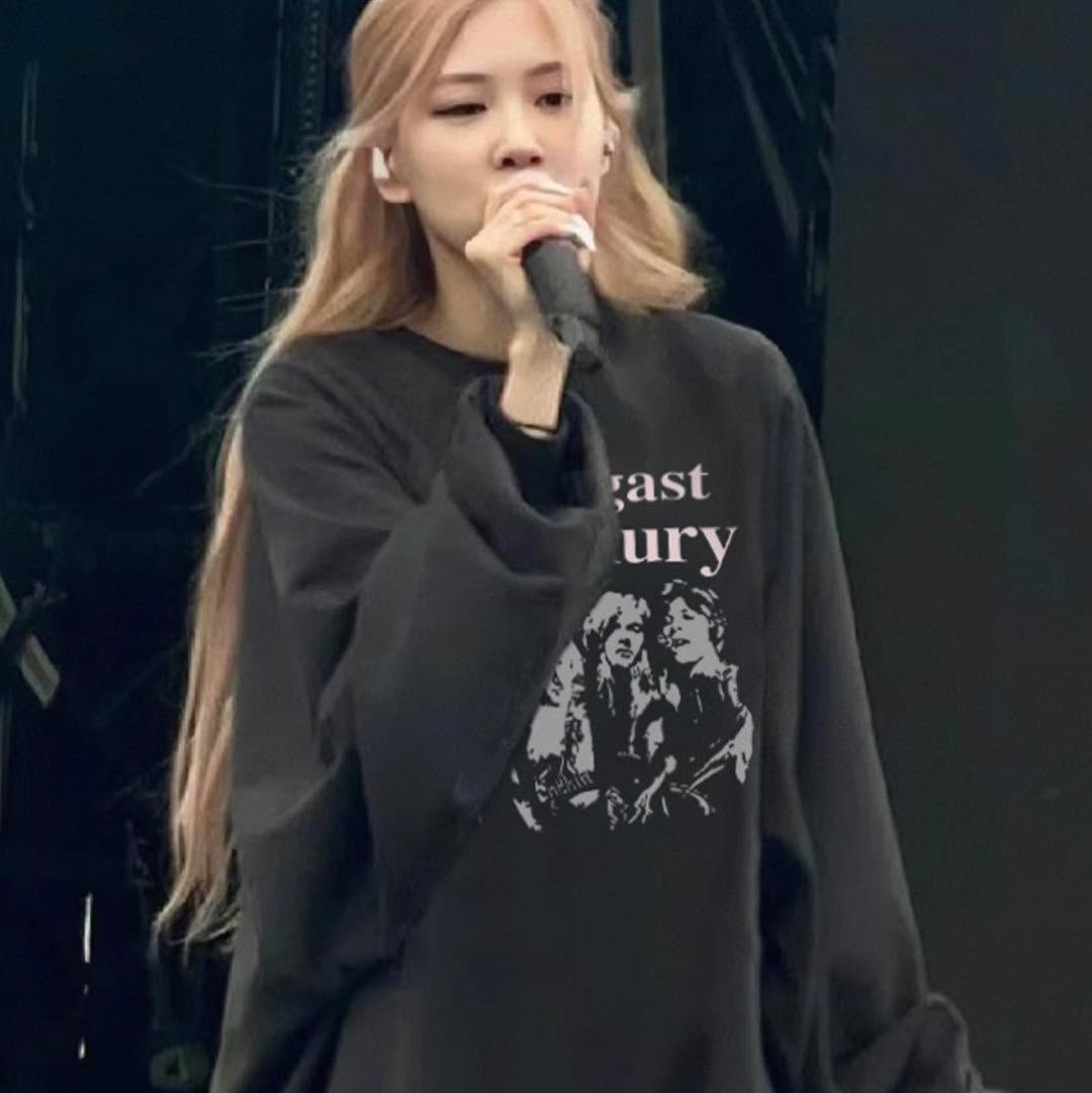 Blackpink Rose 'Disgust Ordinary' 圖案衛衣