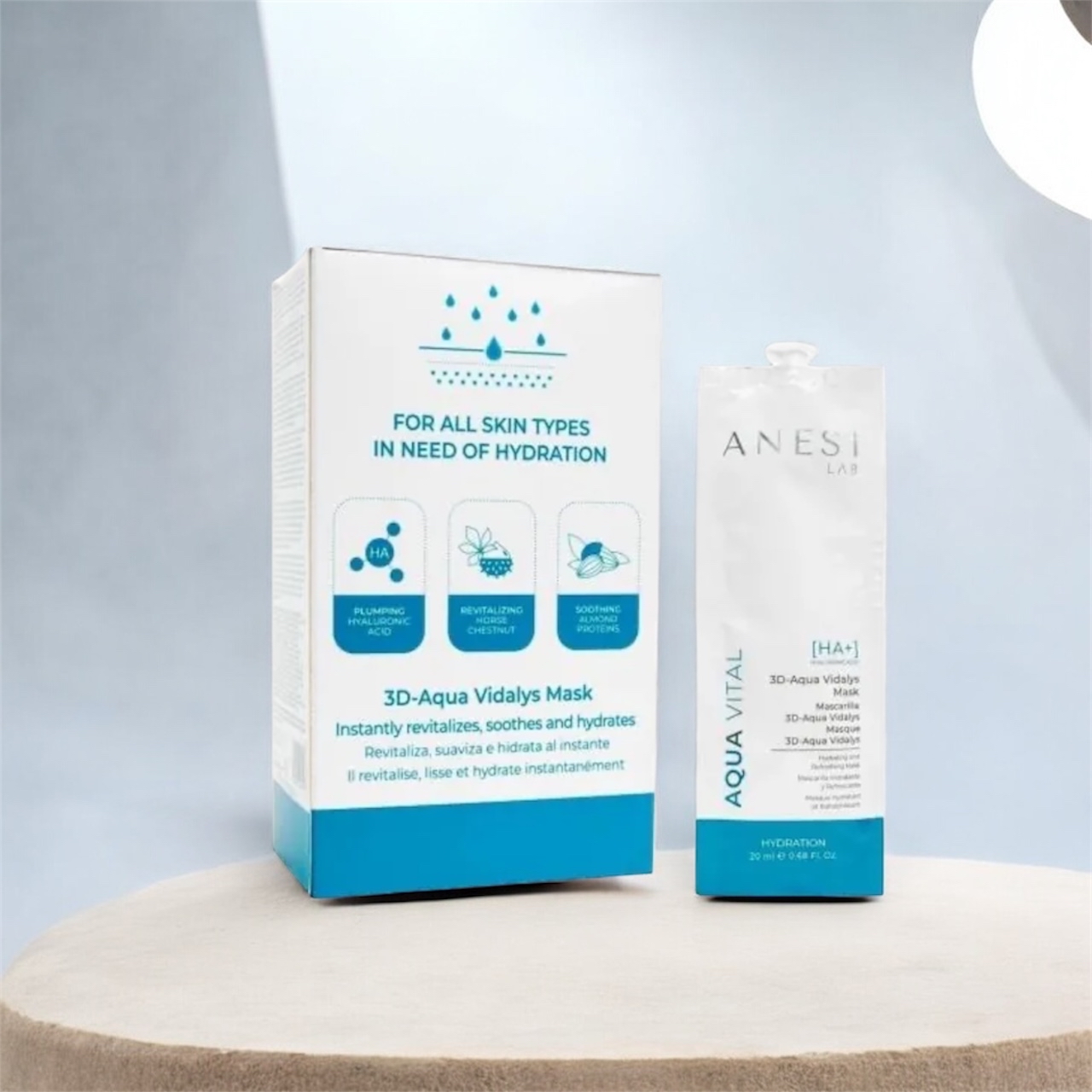 ANESI 透明質酸乳酪面膜20ml x 10包