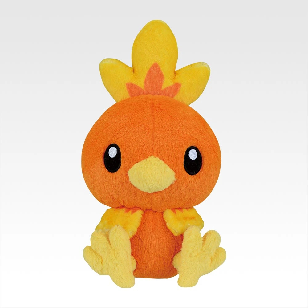 【E賞】Pokémon 30th ANNIVERSARY vol.1 一番賞豐緣地區三隻即將離開的寶可夢毛公仔 - 火稚雞